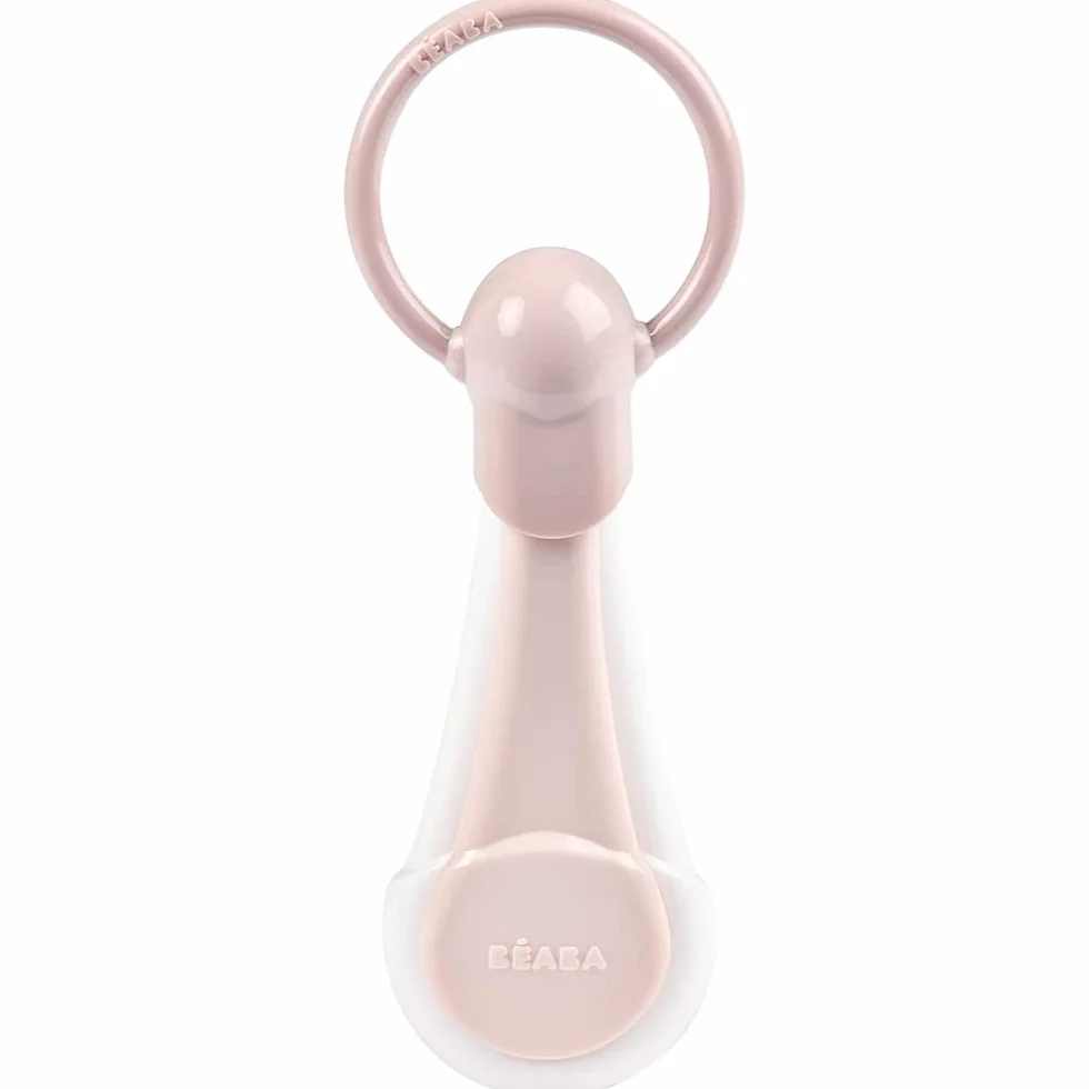 BÉABA - Obcinacz do paznokci dla niemowląt i dzieci – pielęgnacja paznokci i manicure – szeroki i ergonomiczny uchwyt – różowy