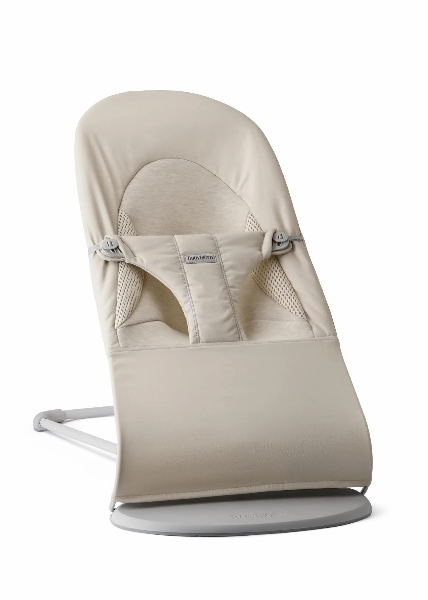 BabyBjörn Balance Soft Hamak z dżerseju z trzech tkanin, jasnobeżowy