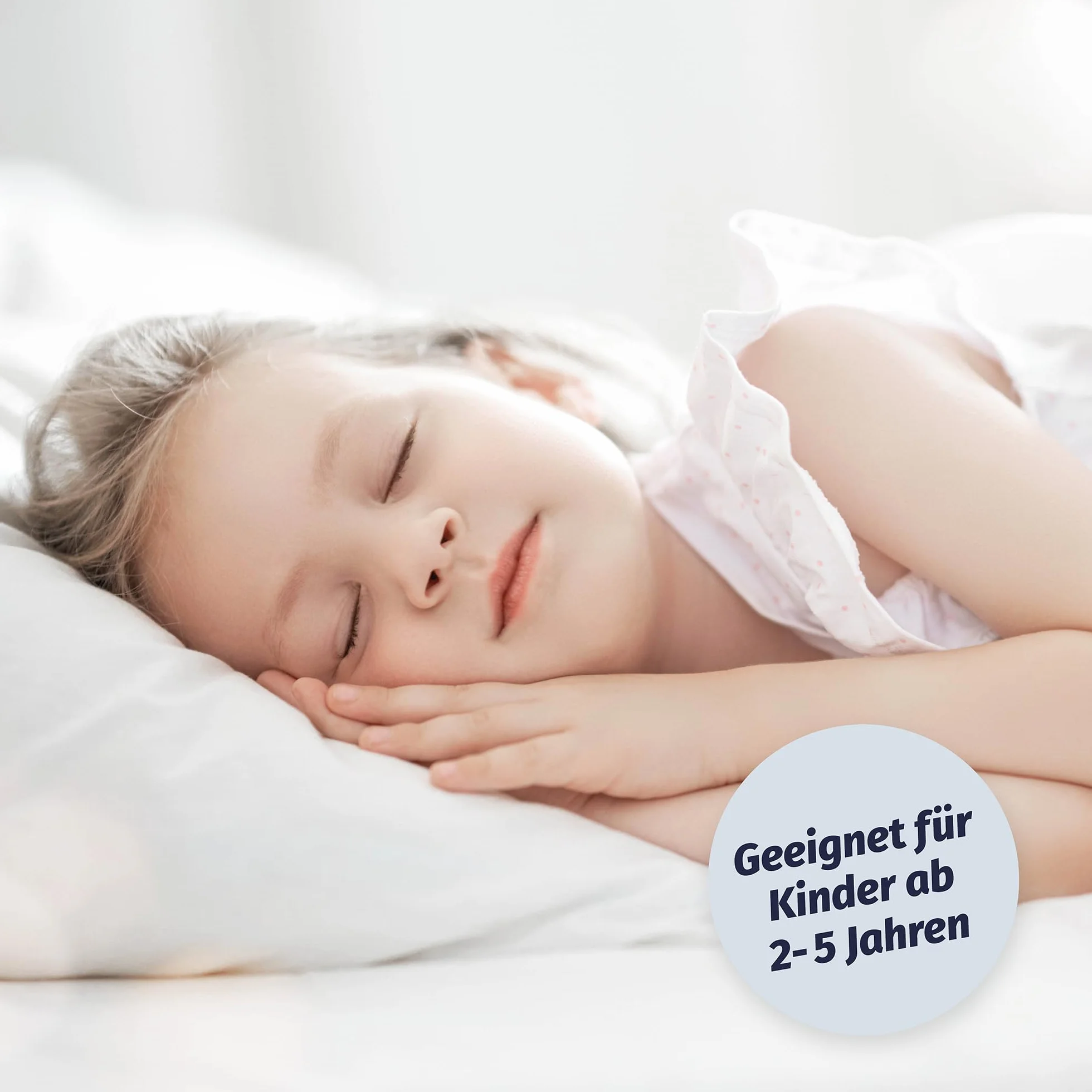 Julius Zöllner® Poduszka Comfort 40 x 80 – poduszka dziecięca zapewnia zdrowy sen – można prać w temperaturze 60°C i Öko-Tex Standard 100 – Made in Germany, biała
