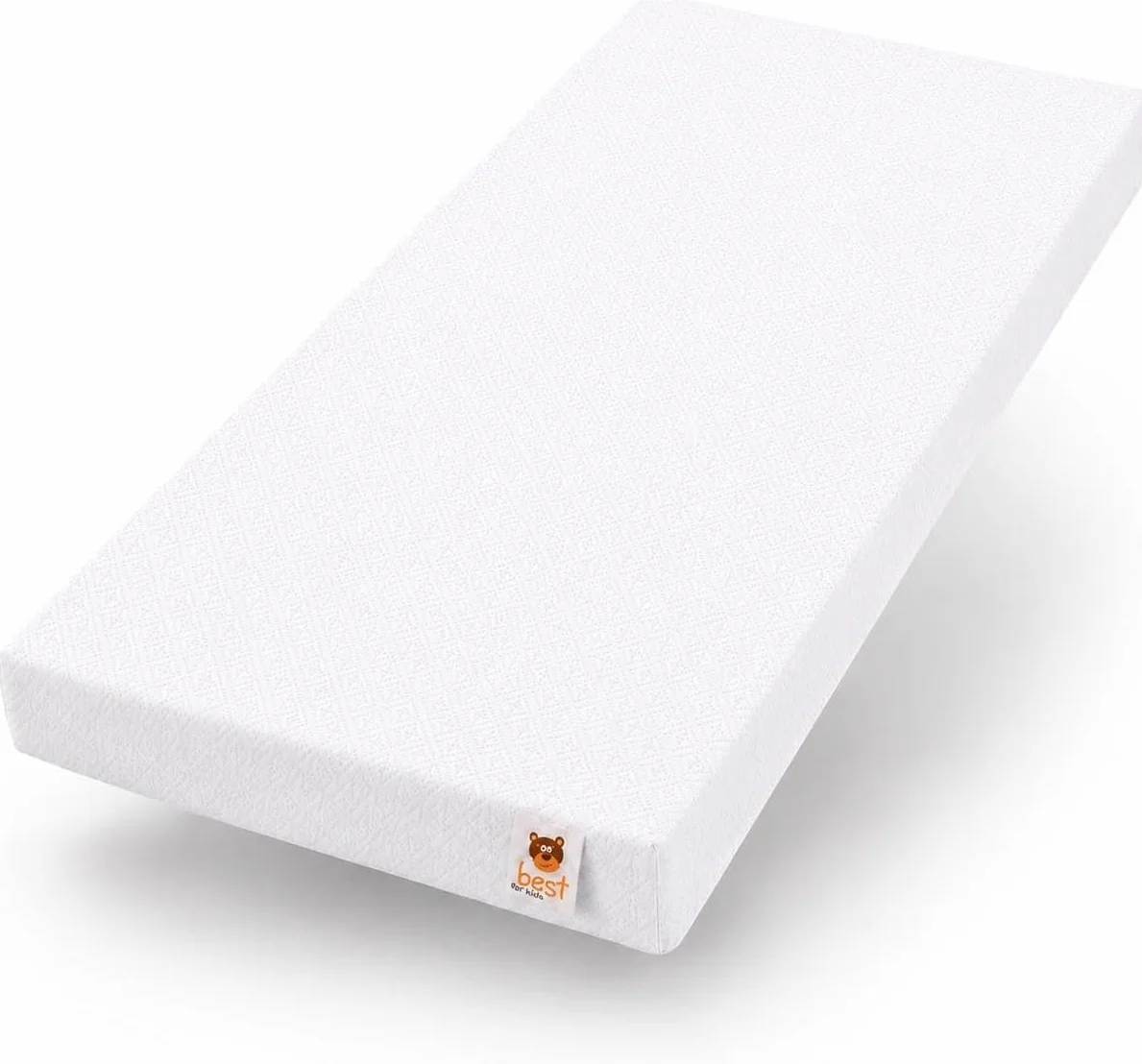 Comfort materac Maxi – 60 x 120 x 10 cm – zrównoważony – można go zwinąć, sprawdzony pod kątem substancji szkodliwych, 100% polibawełna, poszewka nadająca się do prania
