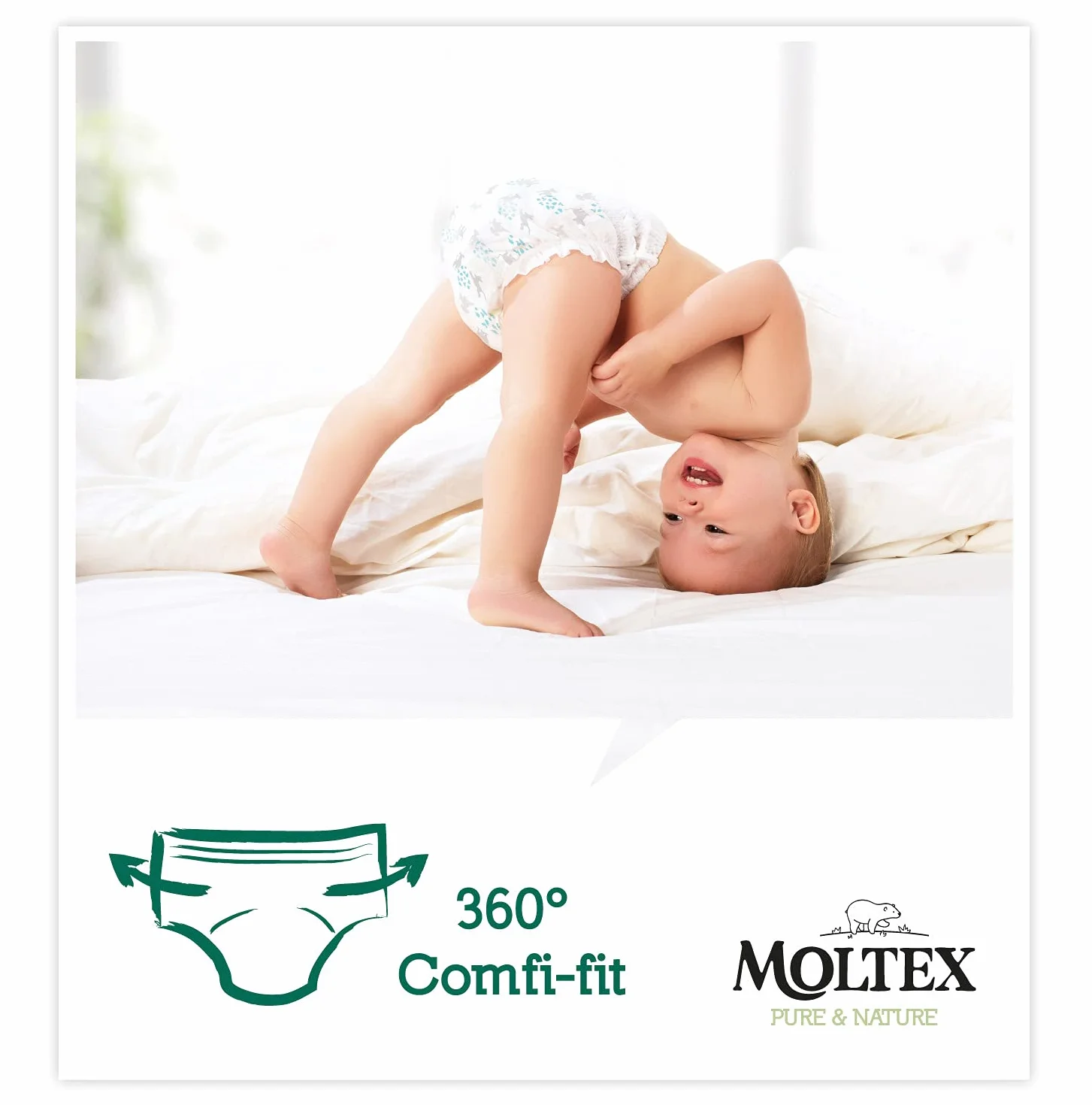 Moltex Pure & Nature Eco Pants Rozmiar 6 (+14 kg) - 72 Spodnie (4 torby po 18 sztuk)