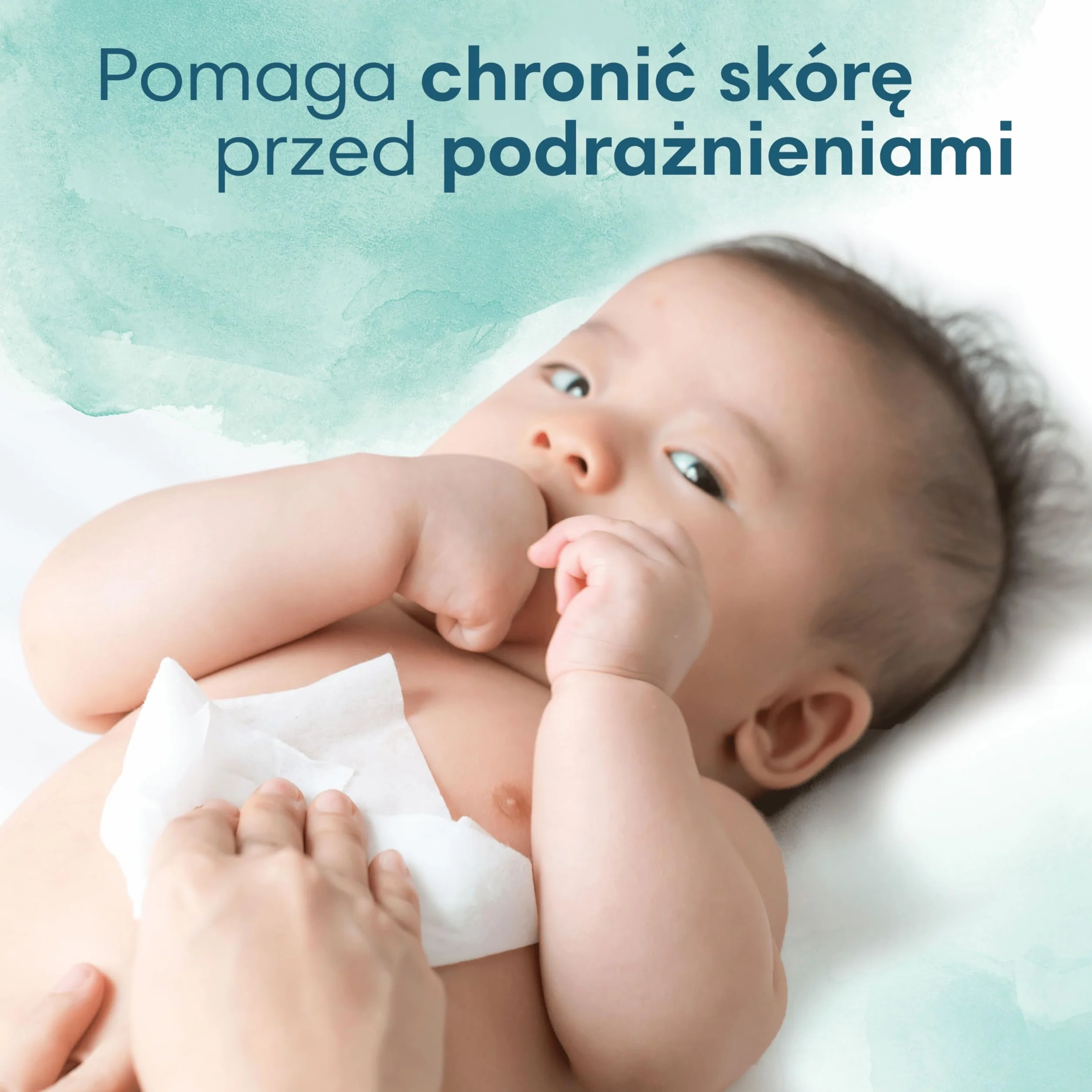 Pampers Harmonie Aqua Chusteczki Nawilżane Dla Niemowląt i Dzieci 576 sztuk (192 sztuk * 3 ), Ochrona Delikatnej Skóry Dziecka, Wykonane w 99% z Czystej Wody