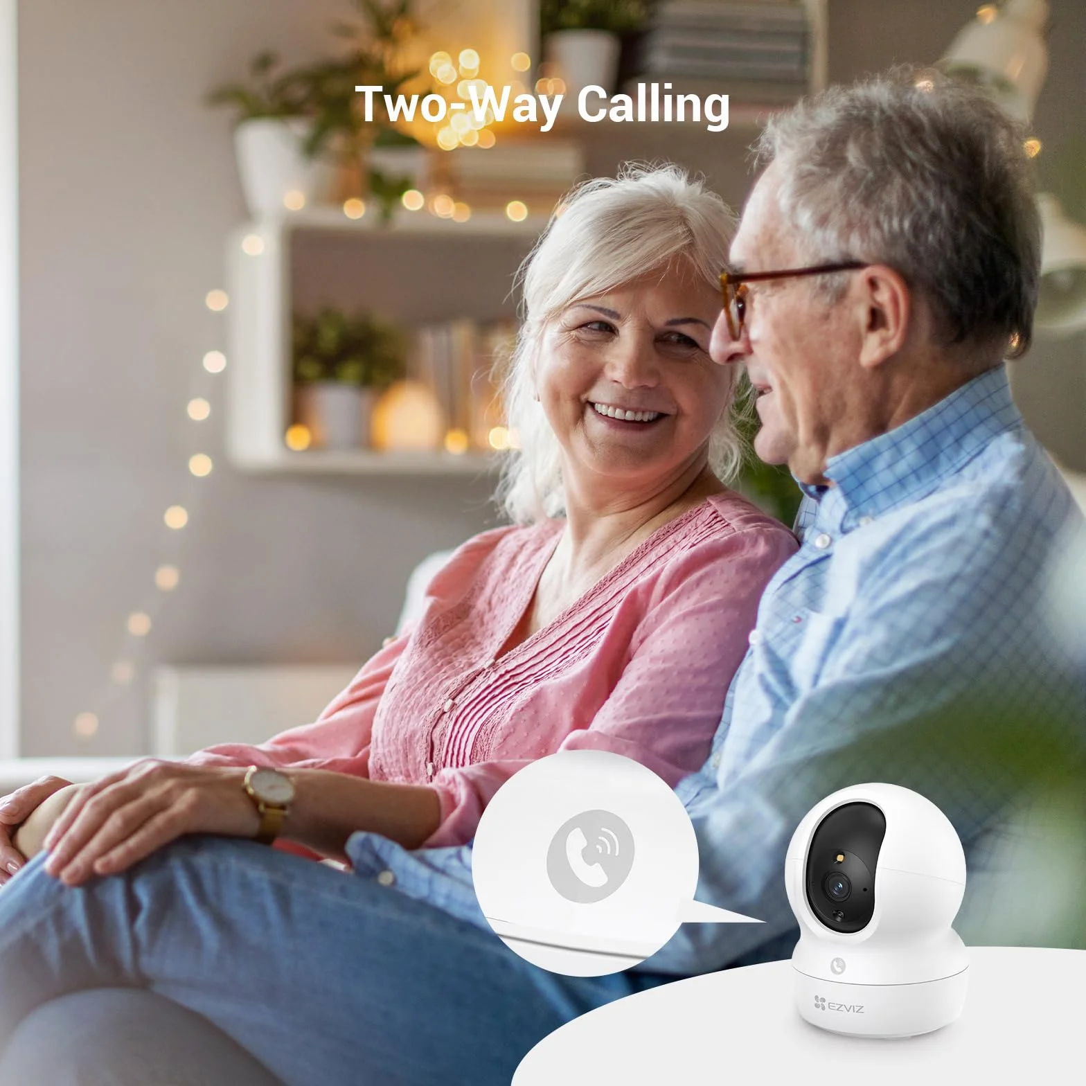 Kamera WiFi EZVIZ CP1 Pro 2k+ 4MP Obrotowa Niania Mikrofon Głośnik Detekcja