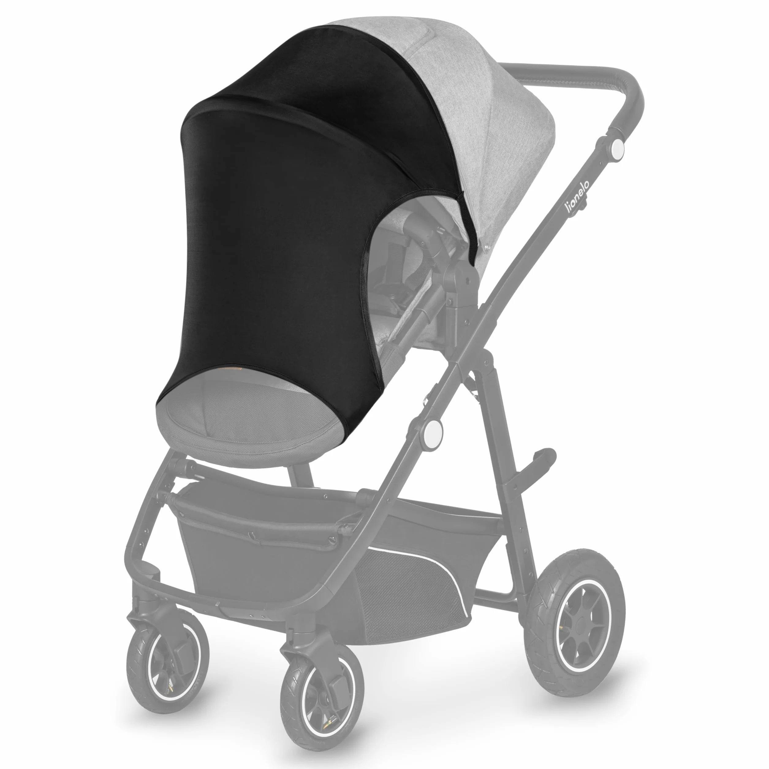 LIONELO Stroller Sun Cover UPF50+ parasol przeciwsłoneczny wózek dziecięcy uniwersalny rozmiar