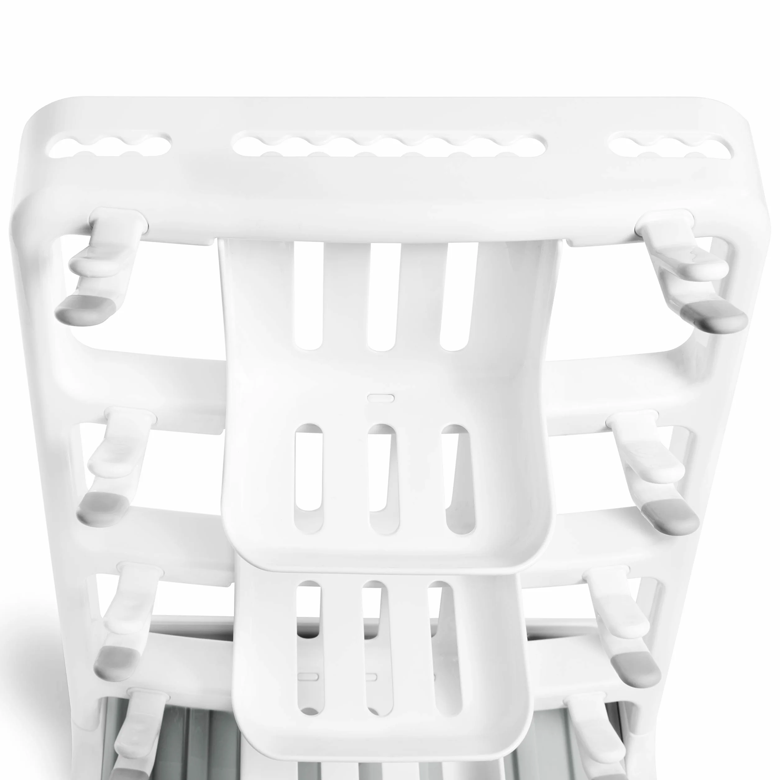 Munchkin Tidy Dry Space Saving Baby Bottle Drying Rack, White, 1 Count (Pack of 1)