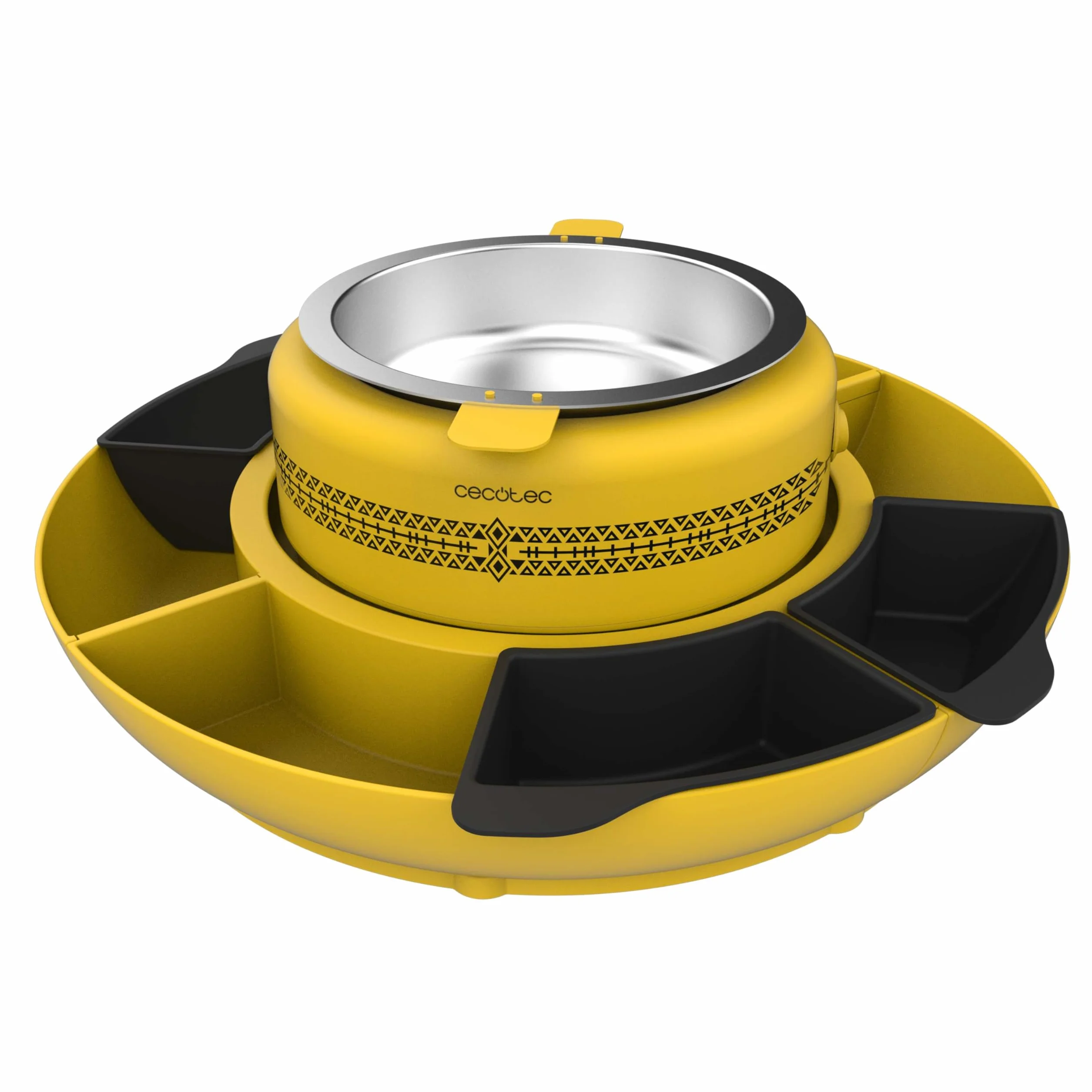 Cecotec Tacos Taco Maker Fun Taco Andale Maszyna do podgrzewania składników. 40 W, 600 ml komora środkowa, atrakcyjny design dla dzieci, 4 przegródki i 4 silikonowe formy