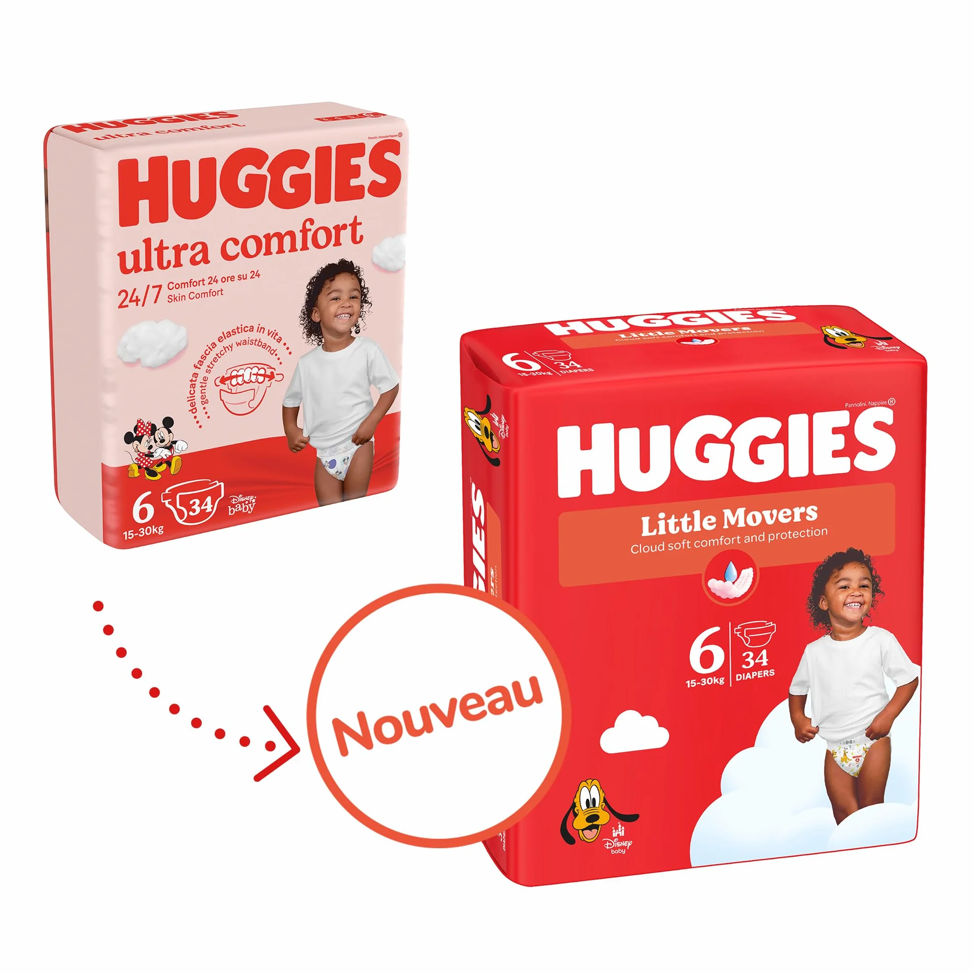 Huggies Ultra Comfort Pieluchy, Rozmiar 6/102 sztuki
