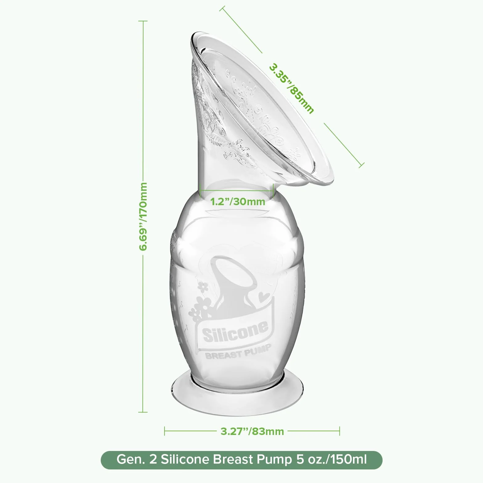 Haakaa Ręczny laktator z przyssawką 150 ml