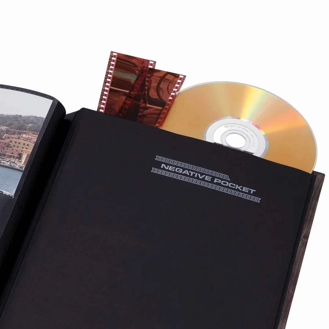 Hama Batzi Memo Album 100 czarnych stron 50 arkuszy 200 zdjęć 10x15 cm niedźwiedź
