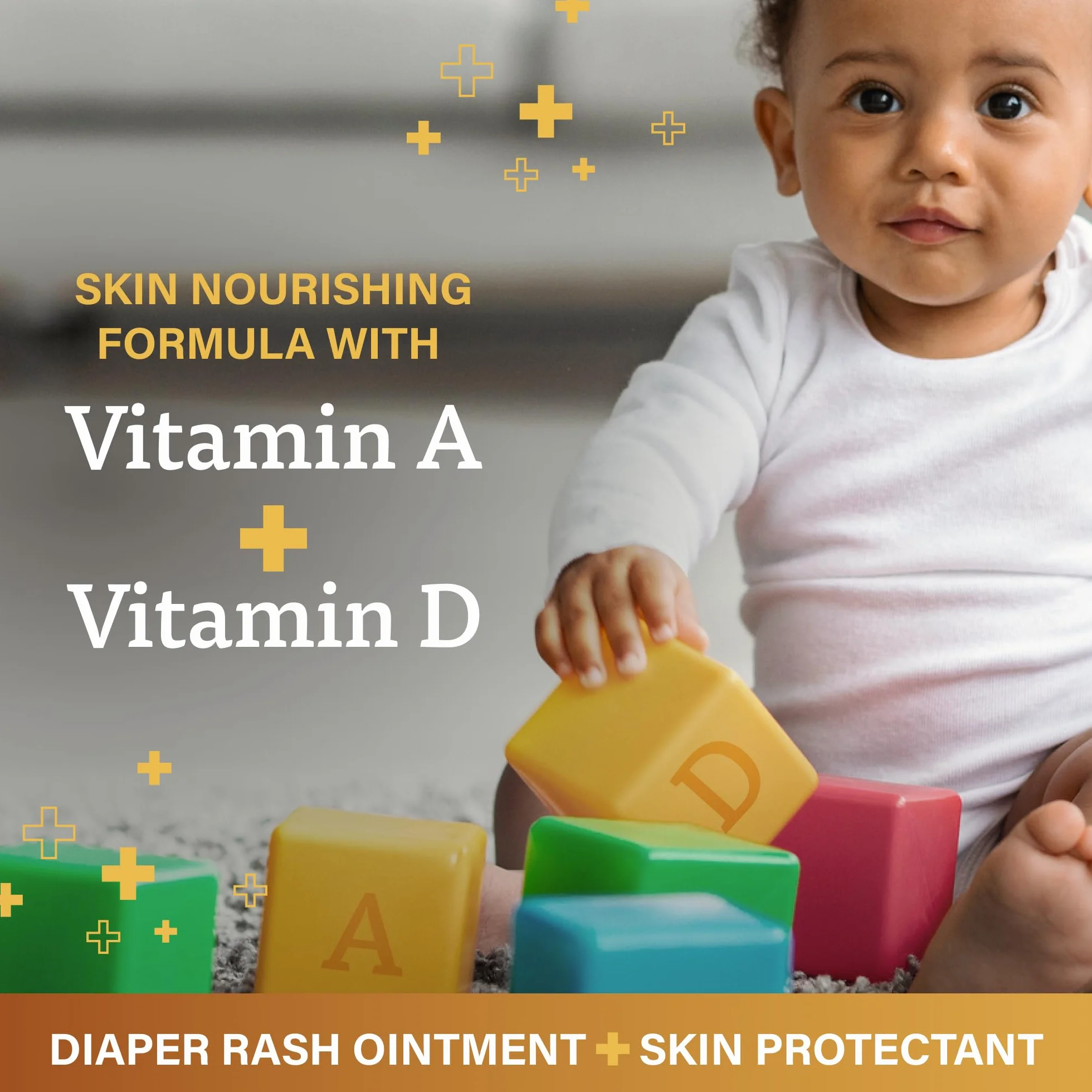 A&D Originale pannolino unguento, Protectant pelle del bambino con lanolina e vaselina, Sigilli Out umidità, aiuta a prevenire dermatite da pannolino, Tubo