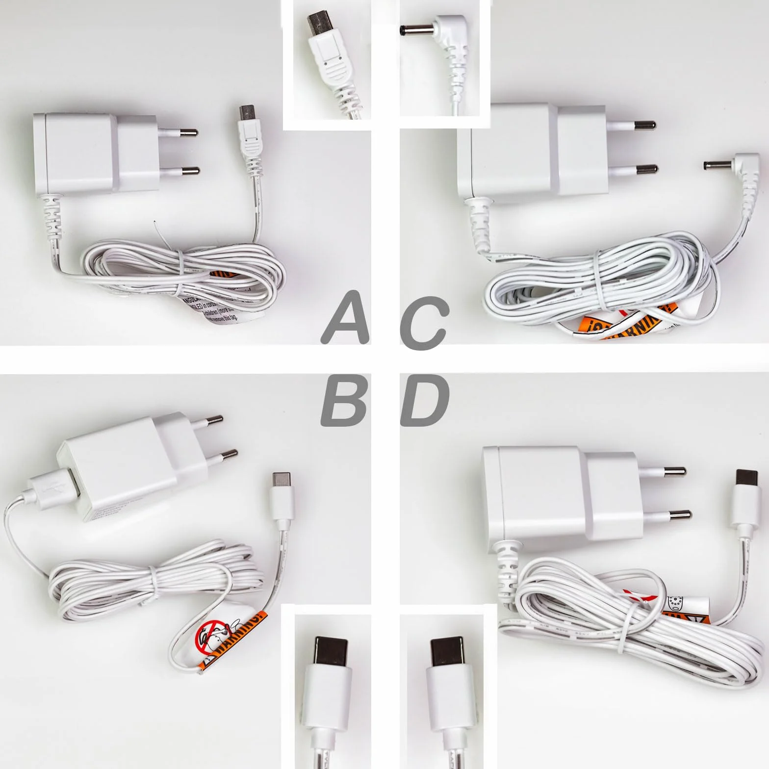 AURUM Ładowarka do elektronicznej niani GHB, Boifun, Luvion, Oretti, Cosansys, Oleke, TrueLife, Lionello i inne Kabel ładujący do niani