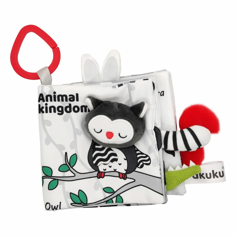 AKUKU Książeczka sensoryczna Animal Kingdom A0481