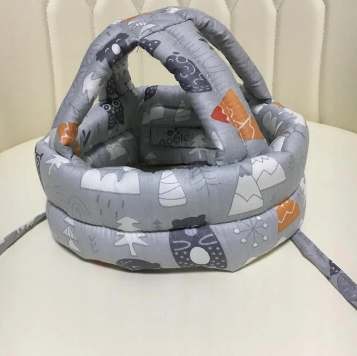 Kask ochronny dla dzieci regulowany antywstrząsowy miękki hełm 6–36m