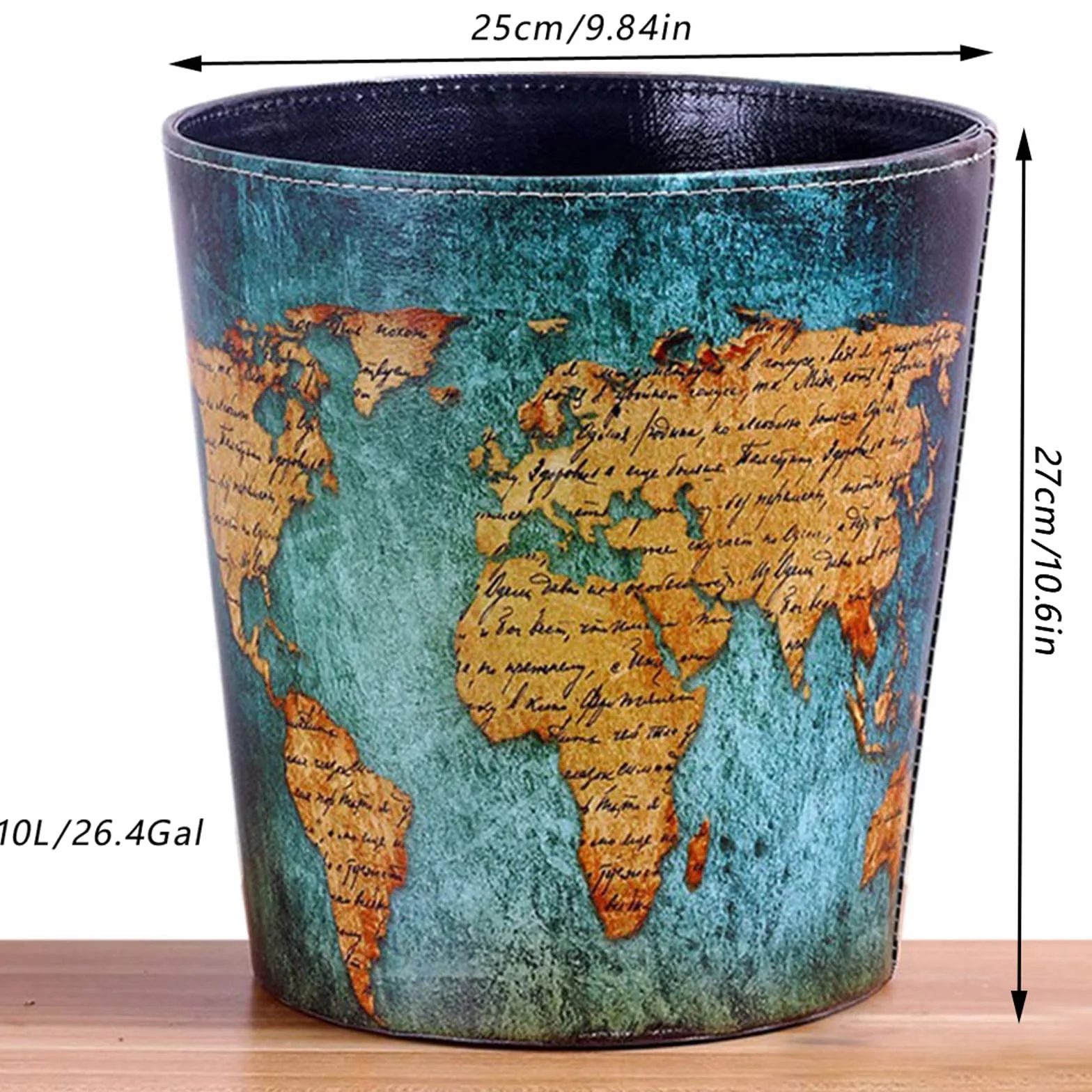 Paper Bins World Map