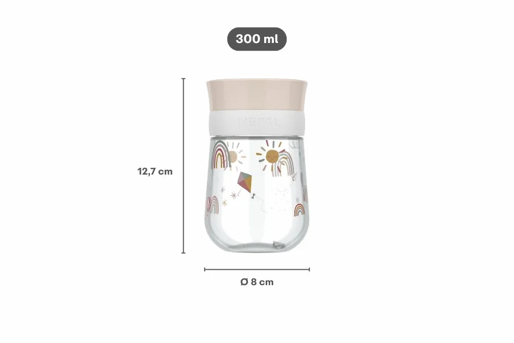 Mepal Mio 360° Kubek Edukacyjny 300 ml Sunshine & Rainbow