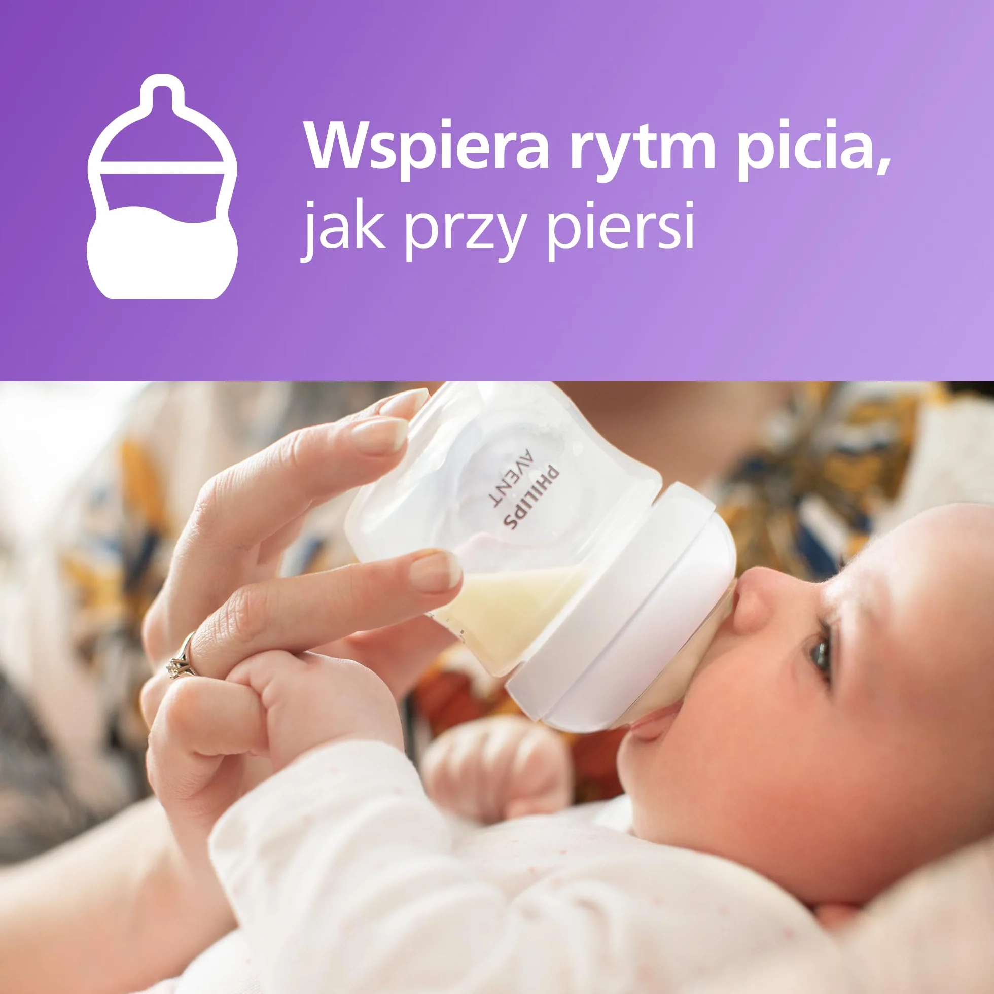 Philips Avent Natural Response Dziecięcy zestaw upominkowy: butelka dla niemowląt Natural Response 125 ml ze smoczkiem T2 (0 mies.+), smoczek Ultra Air (model SCD837/10)