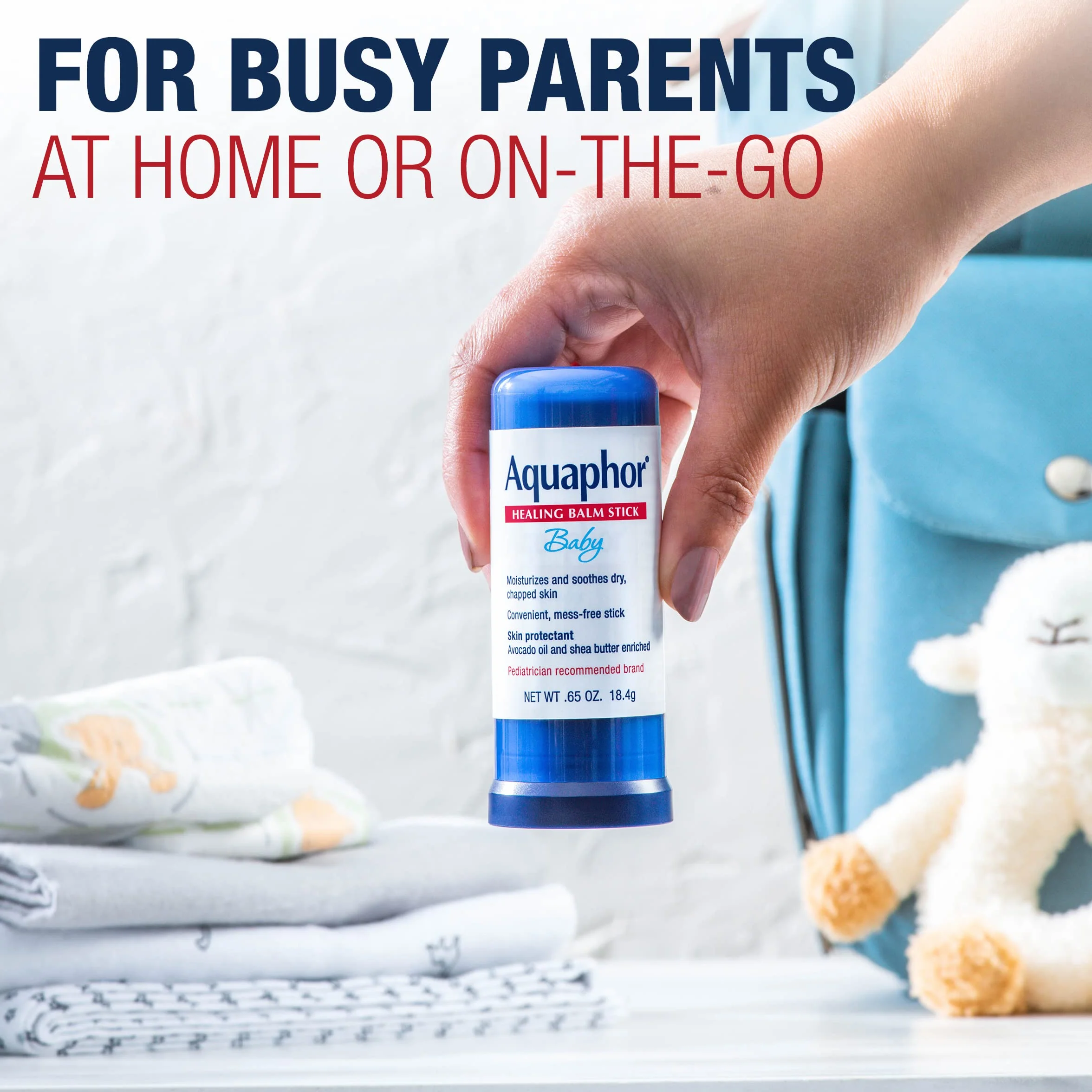 Aquaphor Baby Healing Balm Stick z Olejem z Awokado i Masłem Shea, 0,65 uncji
