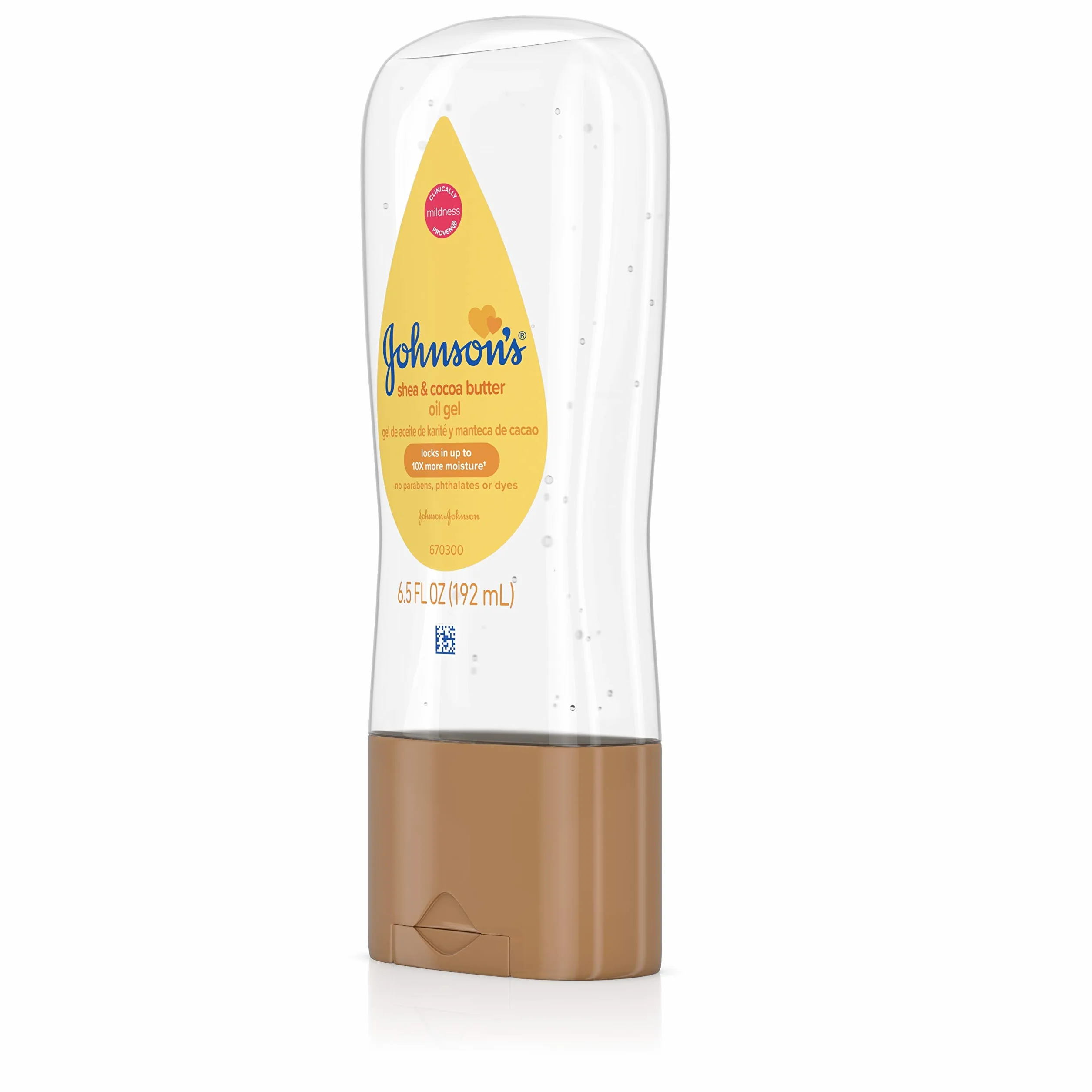 Johnson's Baby Żel olejowy z masłem shea i kakaowym (192 ml)