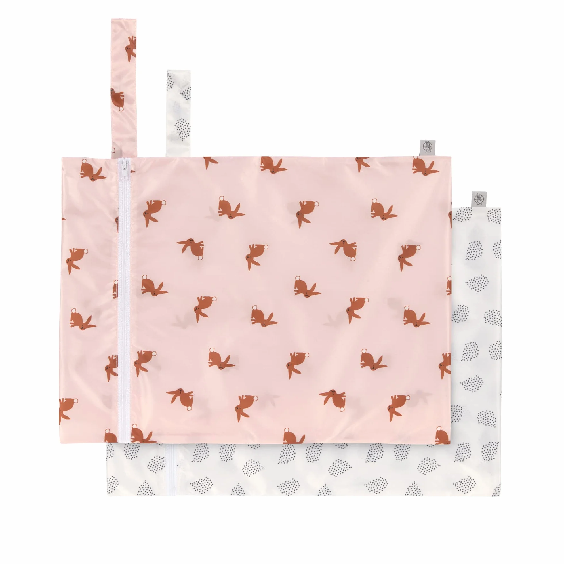 LÄSSIG Torba na mokro wielokrotnego użytku Little Forest Rabbit 2 sztuki