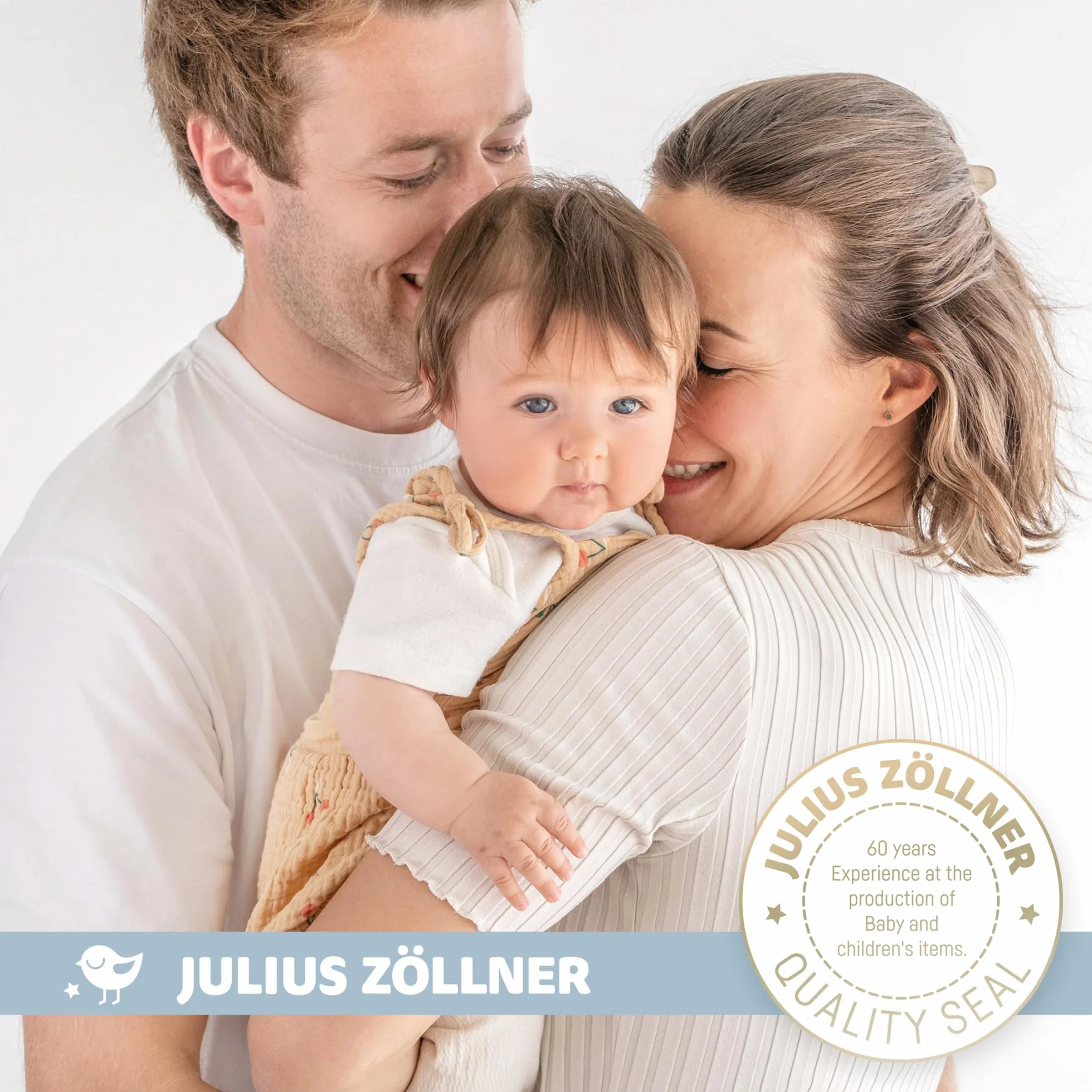 Julius Zöllner 8350013100 - Prześcieradło z gumką Jersey na łóżko do karmienia, wymiary: 50 x 100 cm, kolor: biały