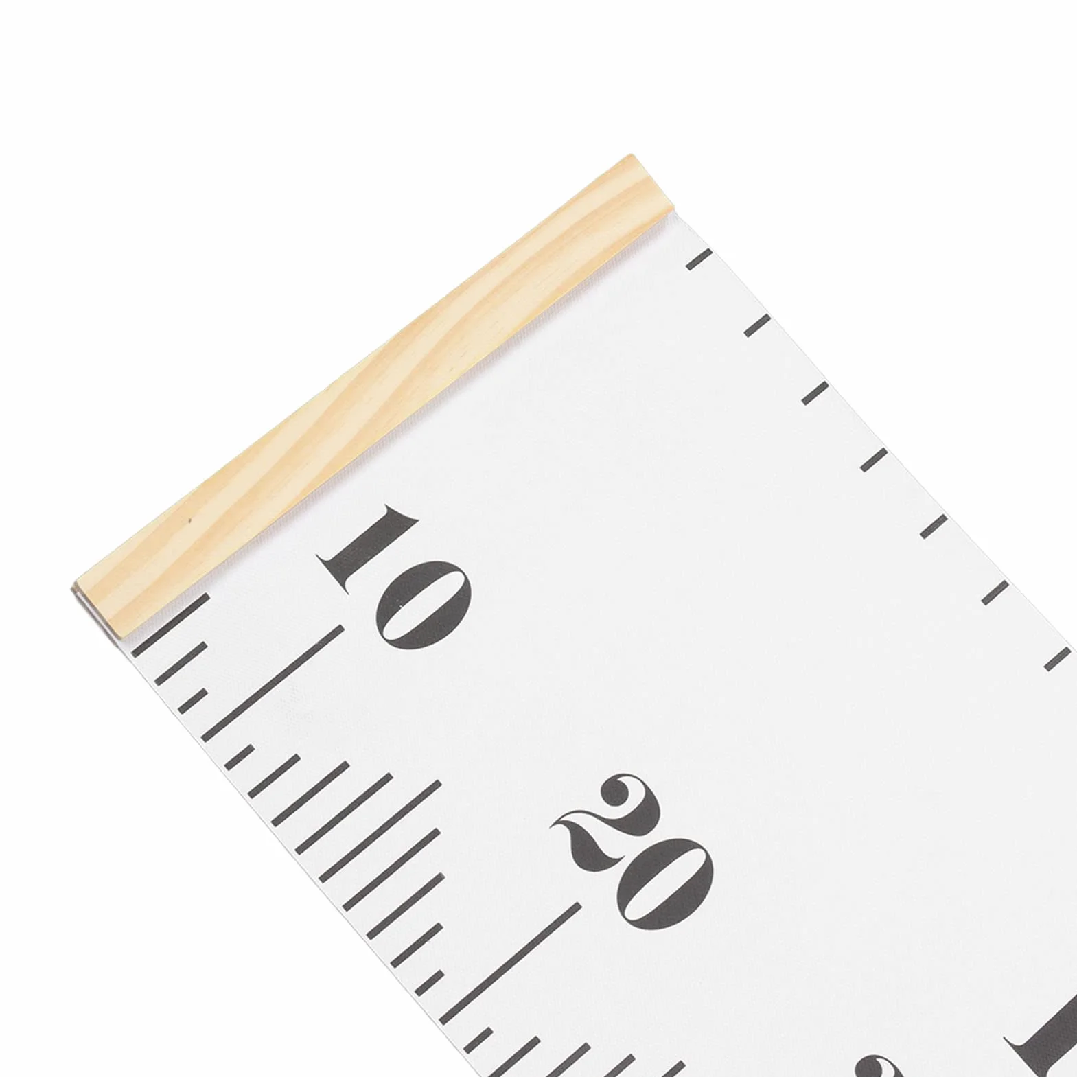 Natudeco Wall Kids Growth Chart Canvas Height Chart Ruler Removable Canvas Wall Hanging Measurement Chart Measuring Height Chart for Salon Home