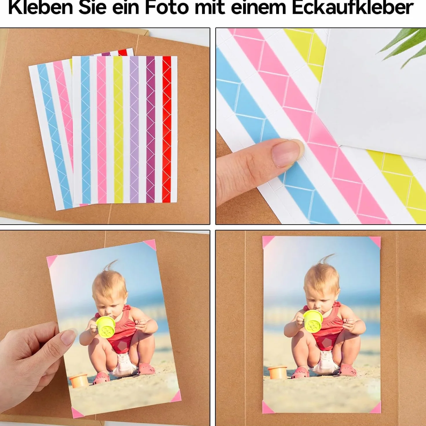 ERBO Album fotograficzny z możliwością personalizacji (17,5 x 11,5 cm), mały album na zdjęcia, album na zdjęcia, mały album na zdjęcia lub prezent urodzinowy