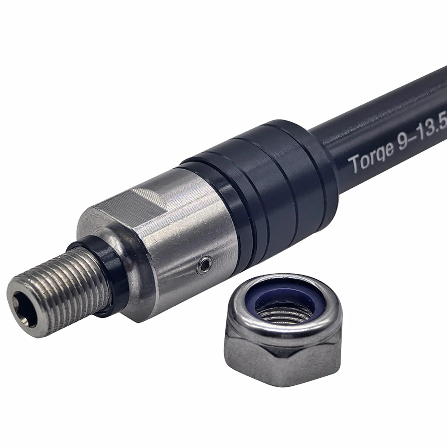 Adapter do przyczepki rowerowej M12 x 1,0, regulowany 160-178 mm, oś wtykowa do roweru tylnego z wspornikami dystansowymi, kompatybilny z 135/142/148 mm, do przyczep, sprzęgła MTB, rowerów wyścigowych