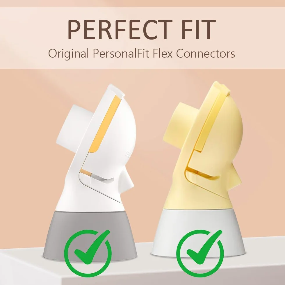 PumpMom-us Membrany kompatybilne z częściami pompy Medela, membrana silikonowa do złącza PersonalFit Flex Membrane, pompy w stylu MaxFlow, Swing Maxi i Freestyle Flex Parts