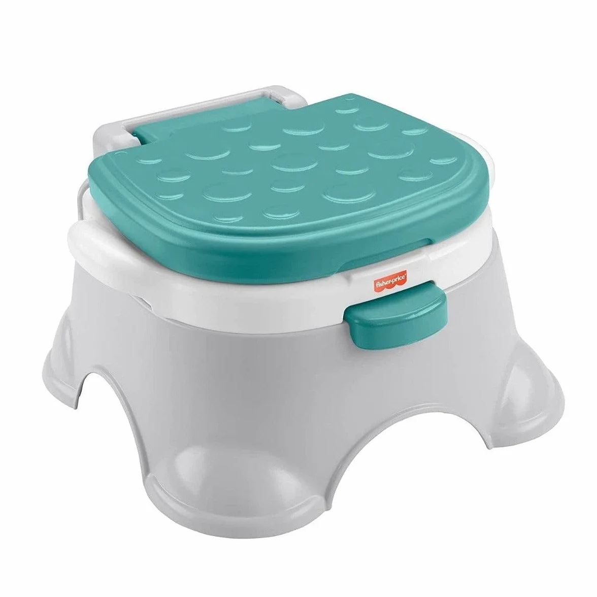 Fisher-Price Nocnik 3-w-1 Nocniczek i podnóżek do nauki korzystania z toalety, ze zdejmowaną nakładką na sedes i zbiorniczkiem do mycia, GYP61