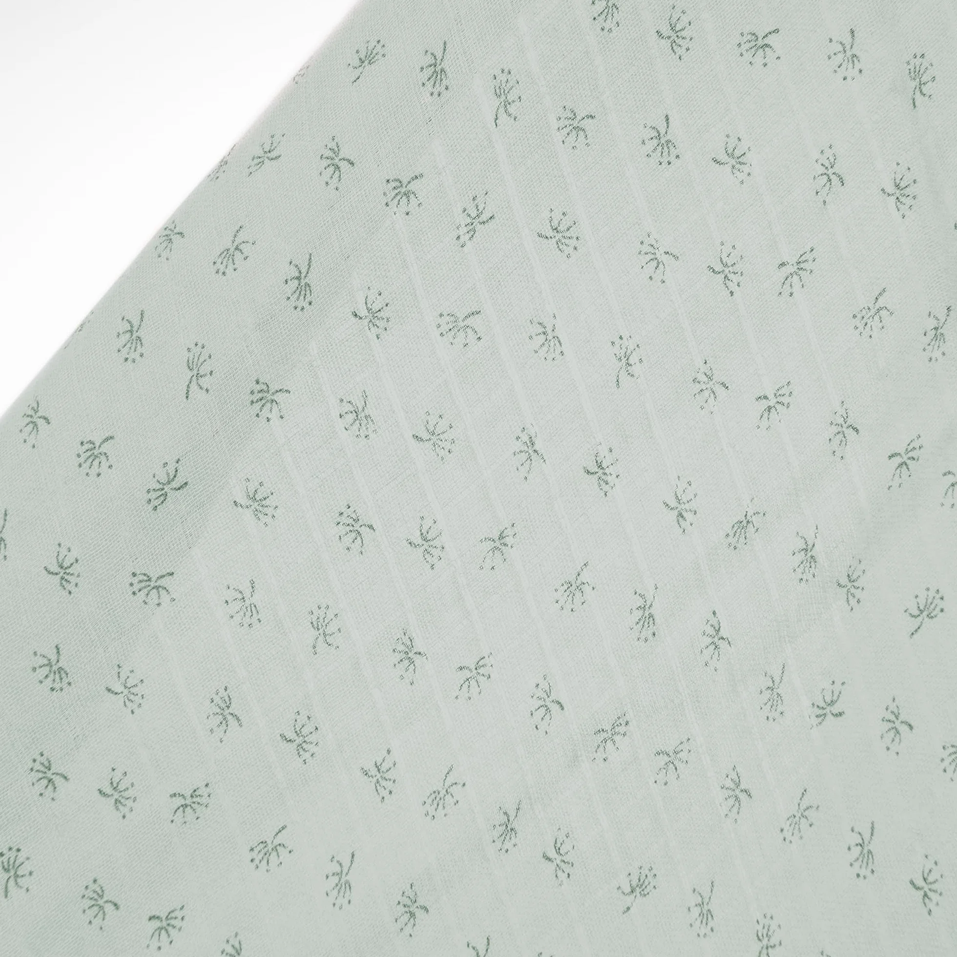 roba organic Zestaw 3 pieluch Lil Planet - 80 x 80 cm - Musselin - Pieluchy tekstylne z bawełny organicznej - certyfikaty GOTS i Oeko-Tex 100 - Frosty Green