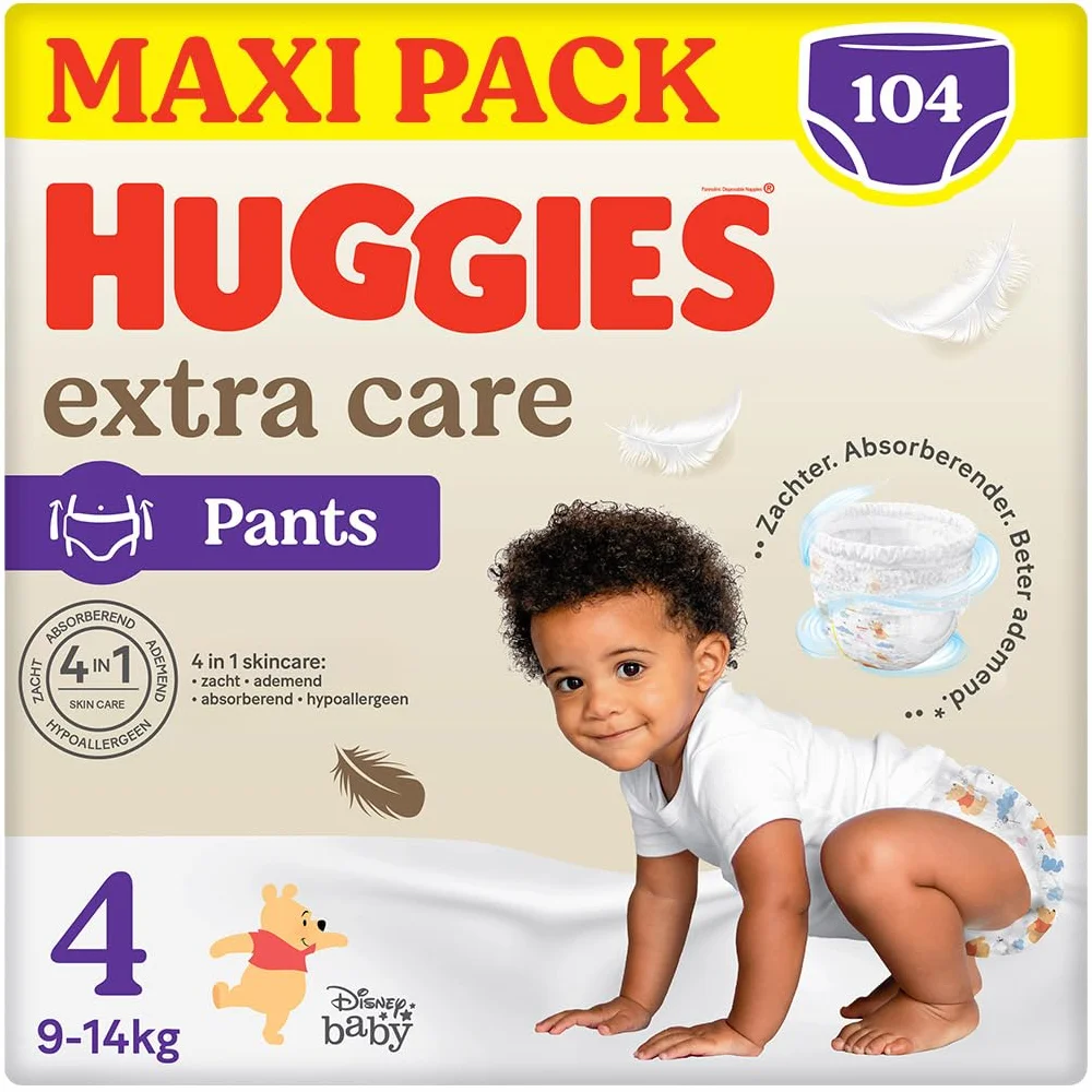 Huggies Extra Care Pieluchy Rozmiar 4