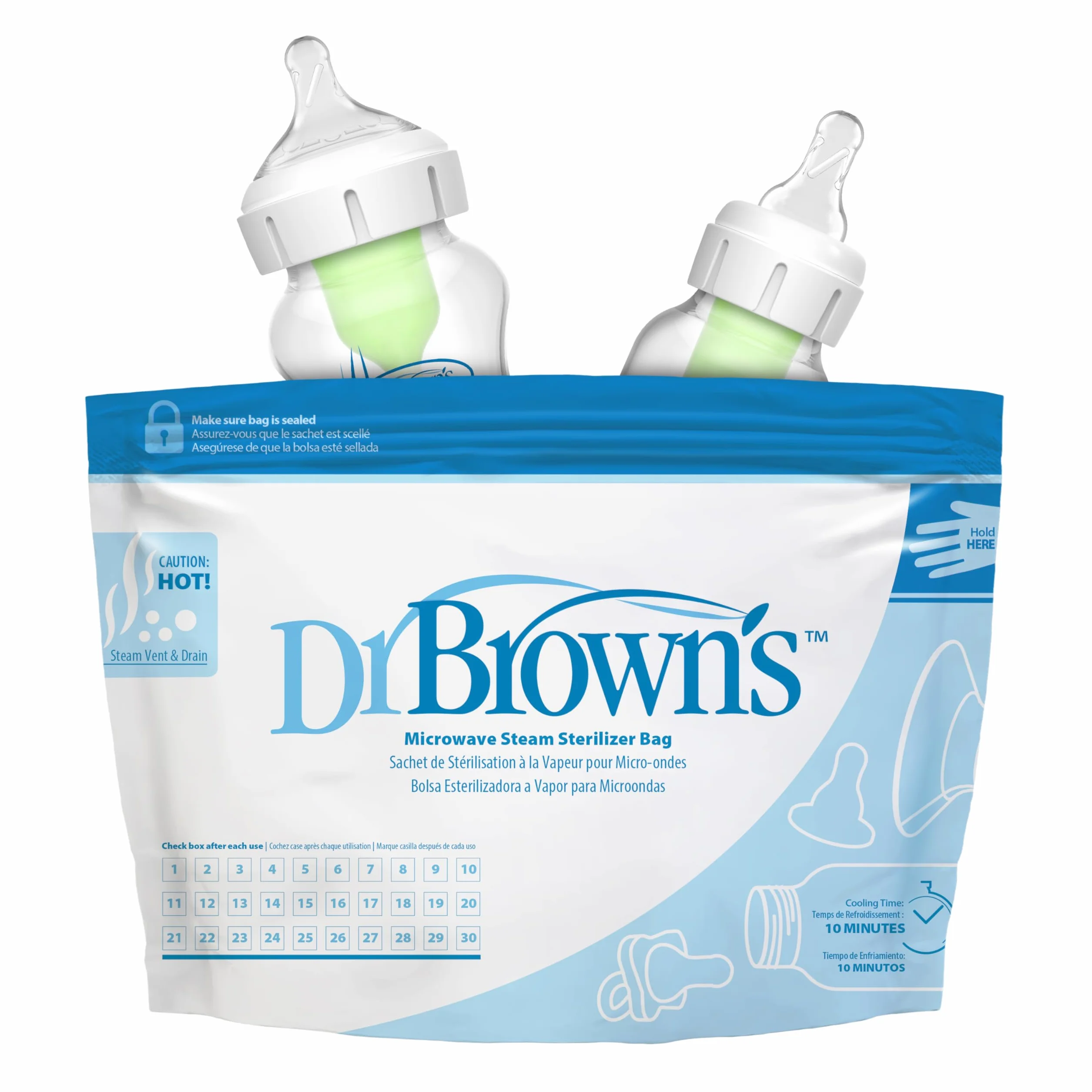 Dr. Brown's worki do sterylizatora parowego do mikrofalówki