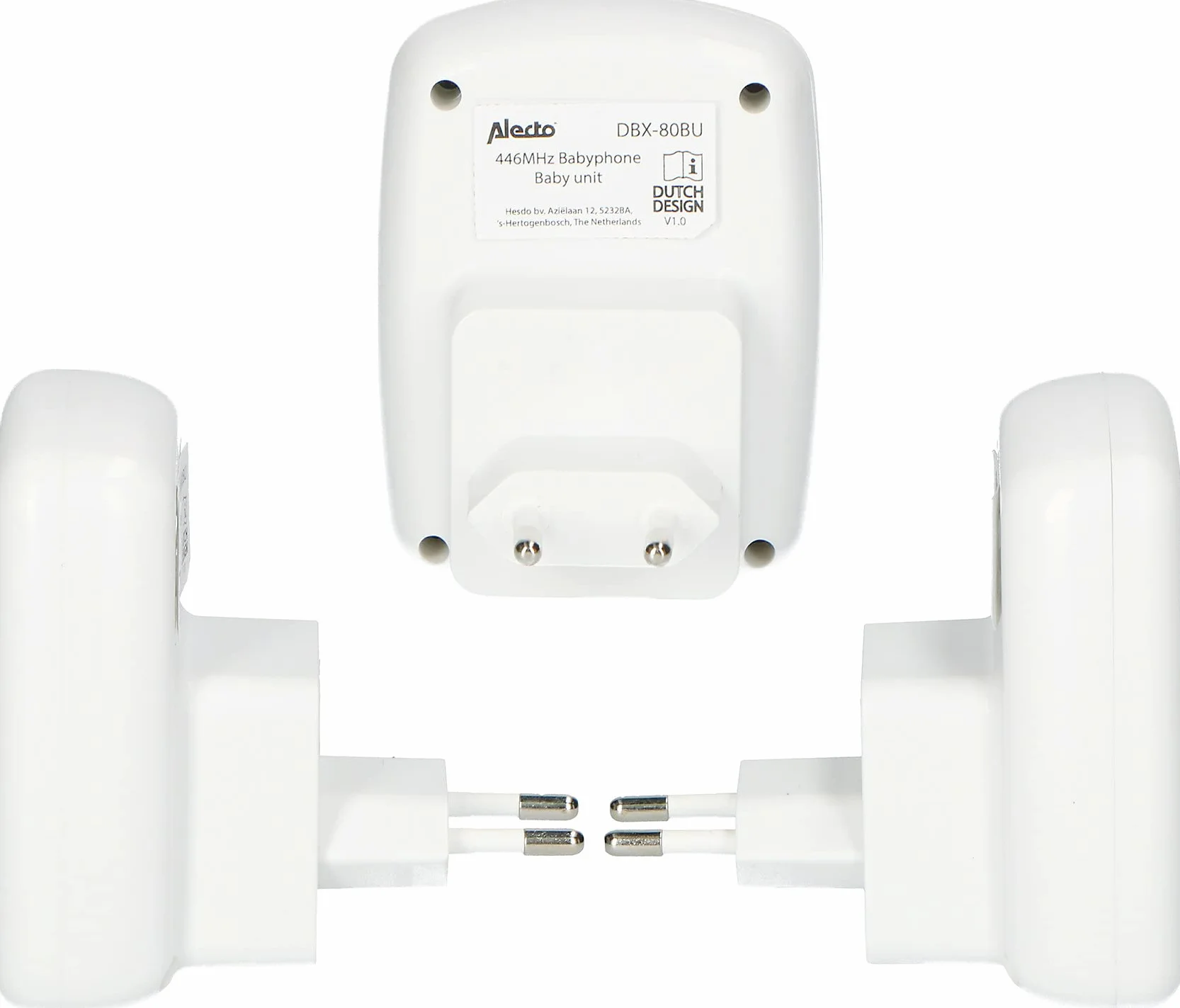 Alecto Baby DBX-80 - elektroniczna niania o zasięgu do 3000 metrów - biała/antracytowa