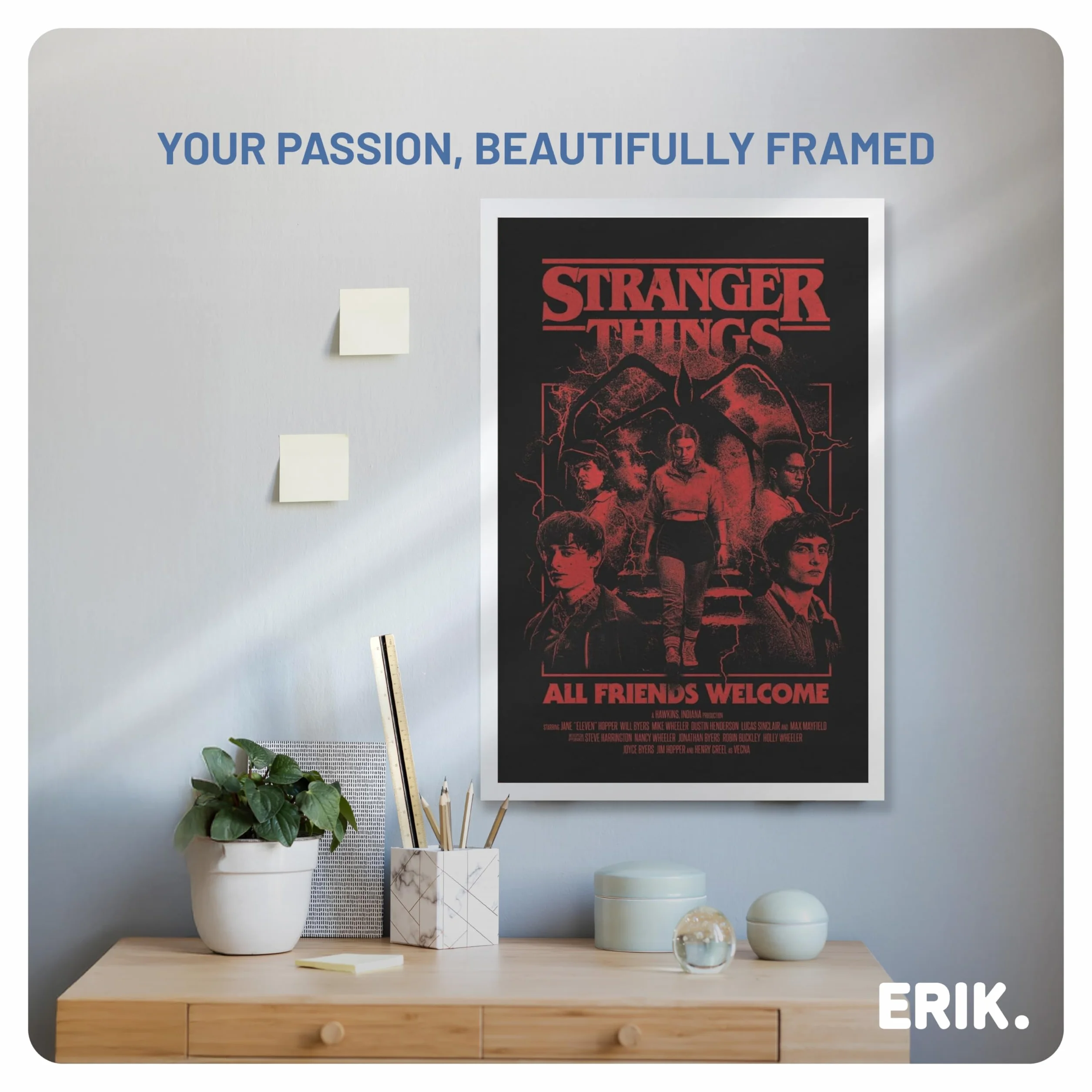 Grupo Erik Poster Frame 61 x 91.5cm White Photo Frame Wall Large Picture Frame Art Wall Decor