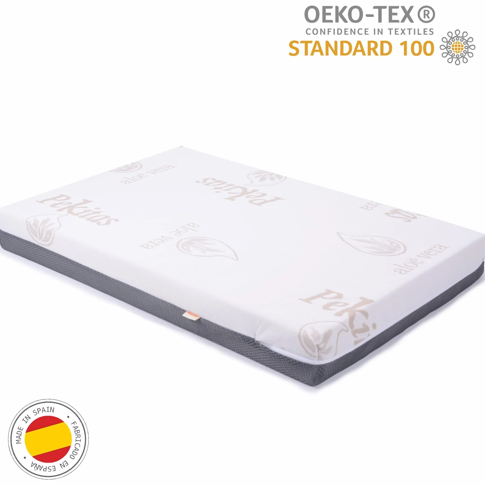 Materac Co-Sleeping PEKITAS 50x83 cm 10 cm oddychający hybrydowy dwustronny