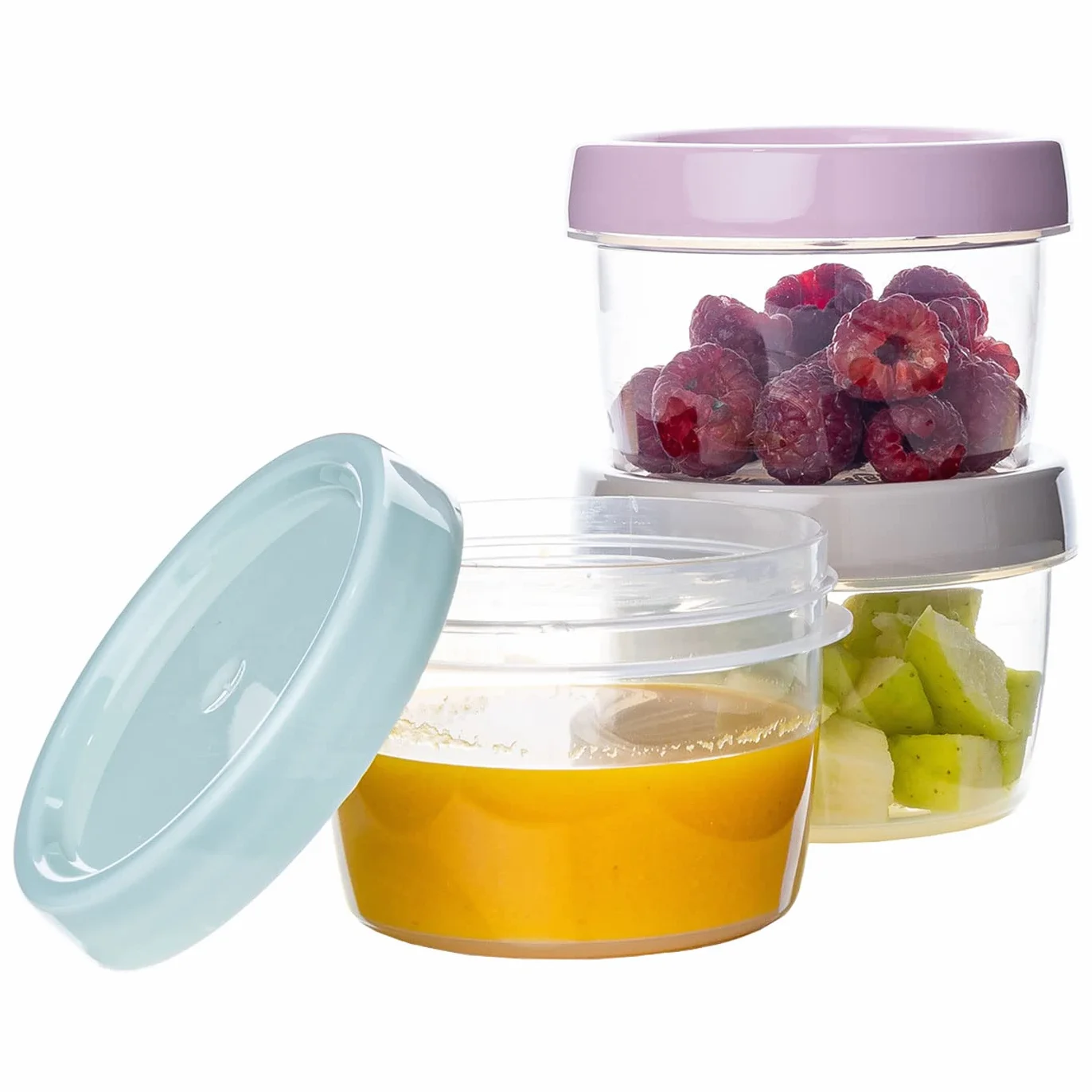Opakowanie 24 pojemników na jedzenie 200 ml, bez BPA, Pojemnik na kuchenkę mikrofalową i zmywarkę, zamrażarka