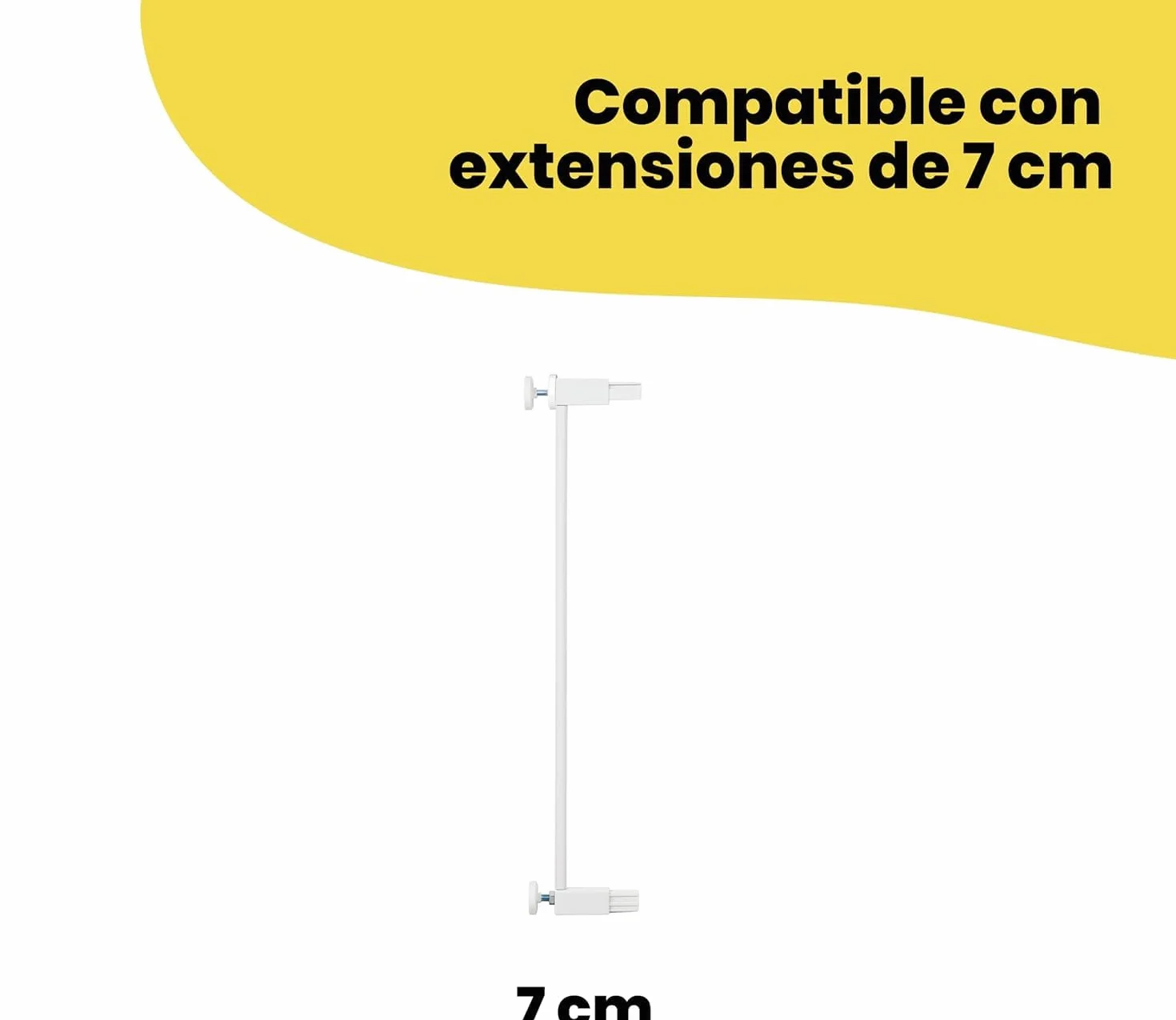 Safety 1st Easy Close Extra Tall Metal (91 cm), Bramka Schodowa Instalowana na Wcisk, 73–80cm (maks. 94cm), Bramka Zabezpieczająca Easy-Closing, Instalacja bez Wkrętów (bez wiercenia), Biały