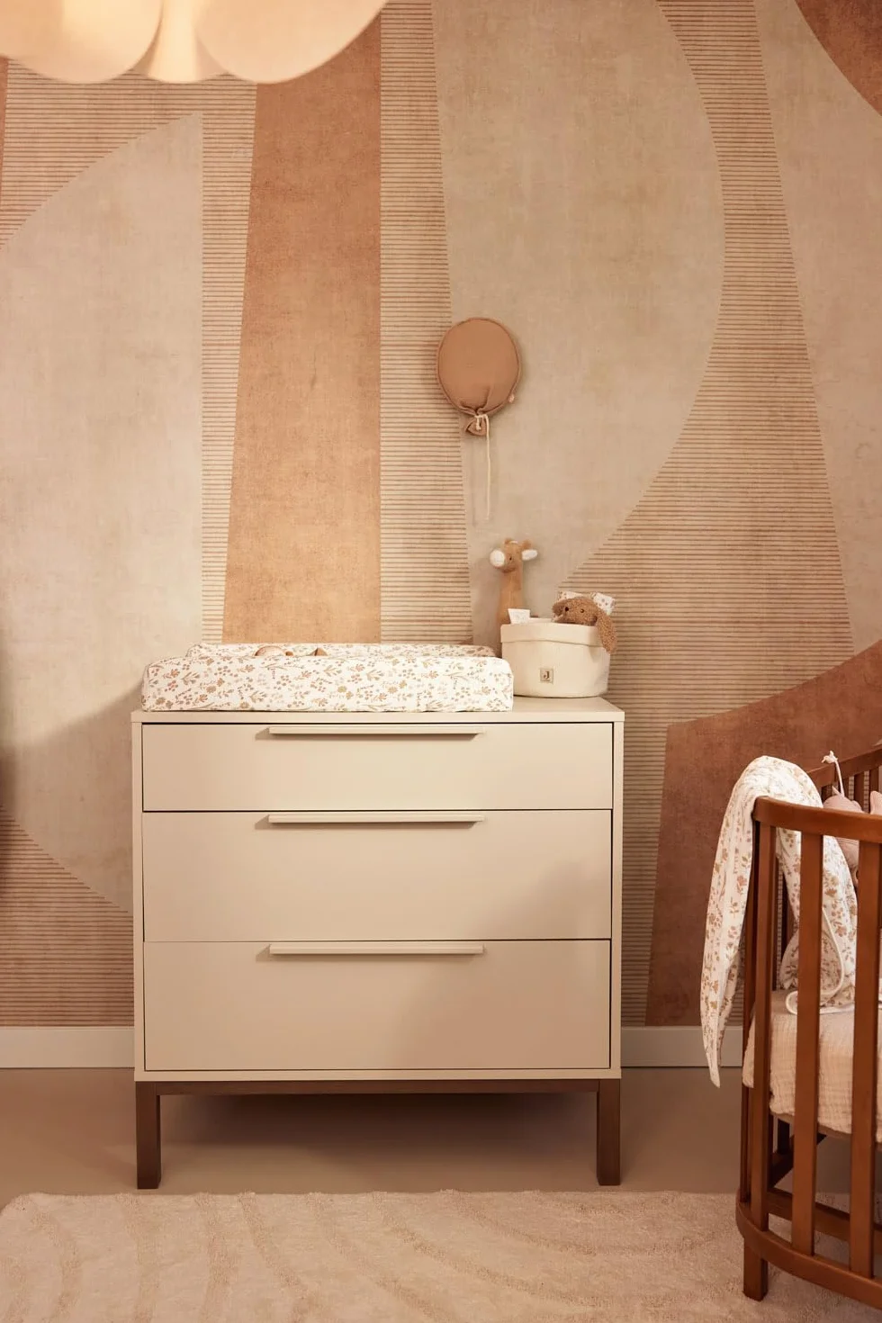 Jollein Poszewka na poduszkę do przewijania z dżerseju Bloomy 50 x 70 cm 100% bawełna Öko-Tex