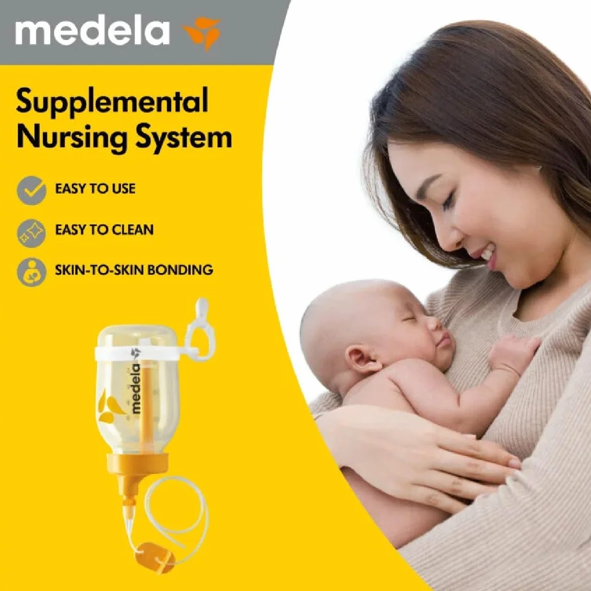 Medela Brusternährungsset zur Unterstützung beim Stillen, 1 Sztuka Ustaw