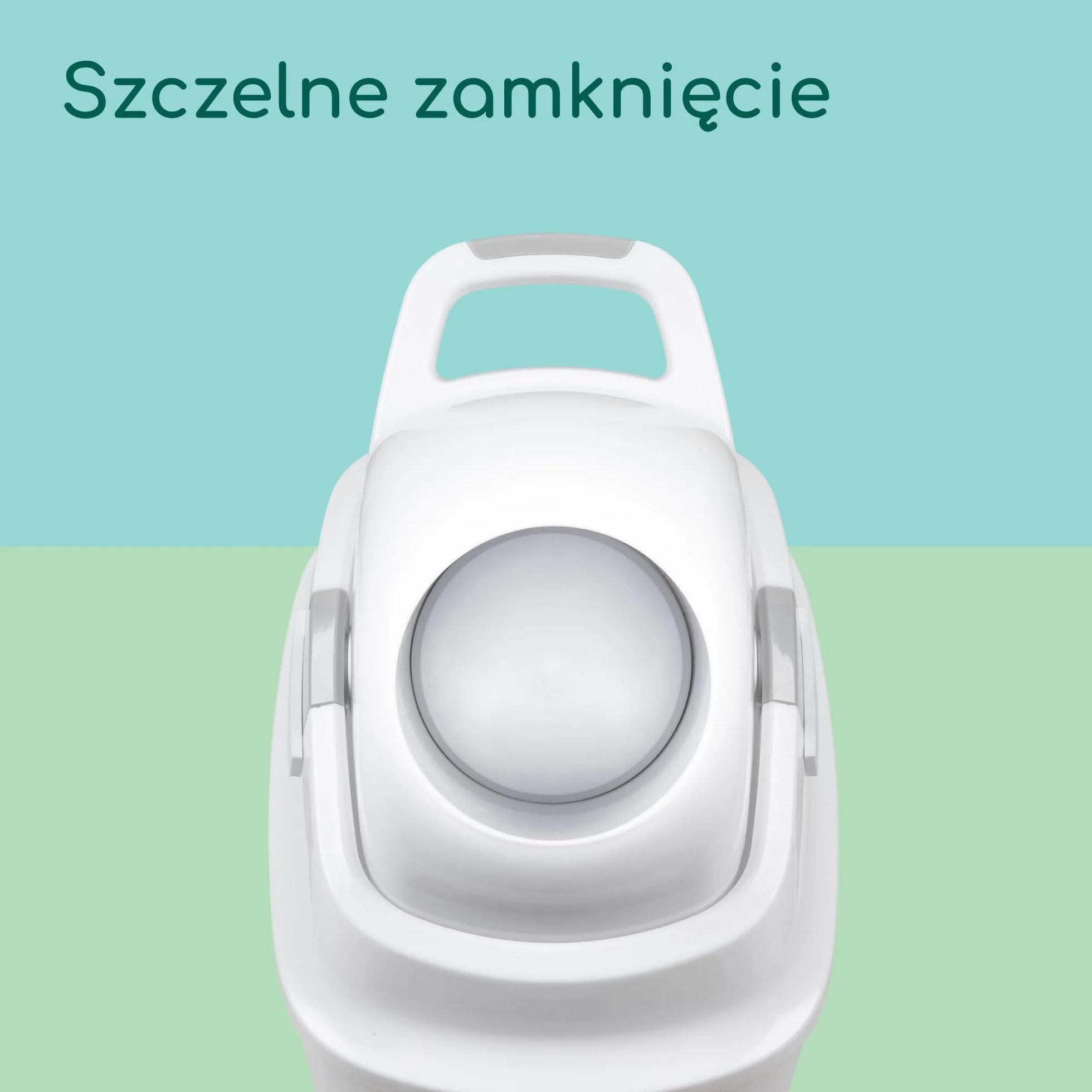 Bebeconfort Bezzapachowy Pojemnik na Pieluchy Rozmiar L, Pojemnik na Pieluchy, Pasuje do Wszystkich Worków na Odpady, Mieści do 30 pieluch, Obsługa Jedną Ręką, Poręczne Wymiary, Łatwo się Czyści, Grey
