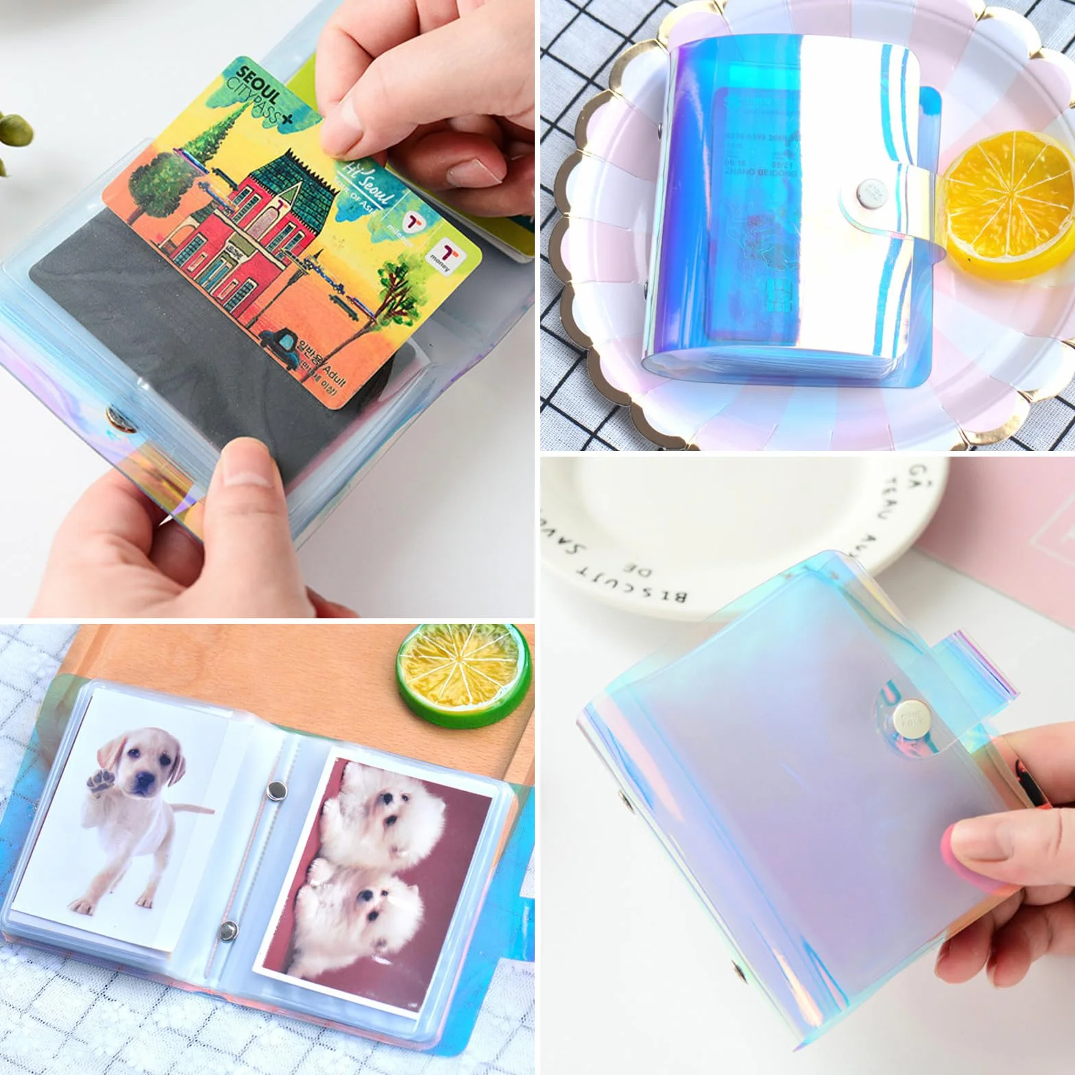 Album fotograficzny na zdjęcia 7,6 cm kompatybilny z Fujifilm Instax Mini Polaroid