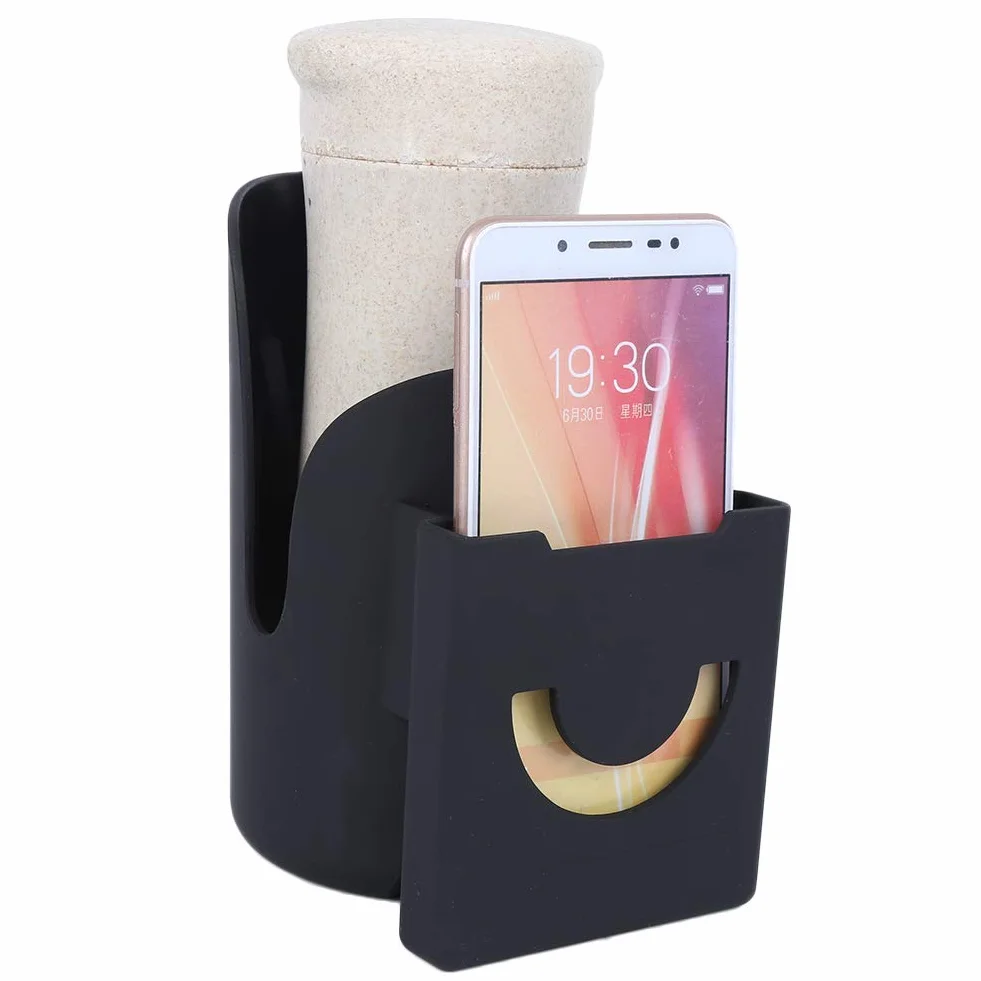 Uchwyt na Kubek do Wózka Dziecięcego Akcesoria do Wózka Dziecięcego Uniwersalny Wózek Spacerowy/wózek Dziecięcy Uchwyt na Kubek Uchwyt na Telefon Organizer na Butelki(#1)