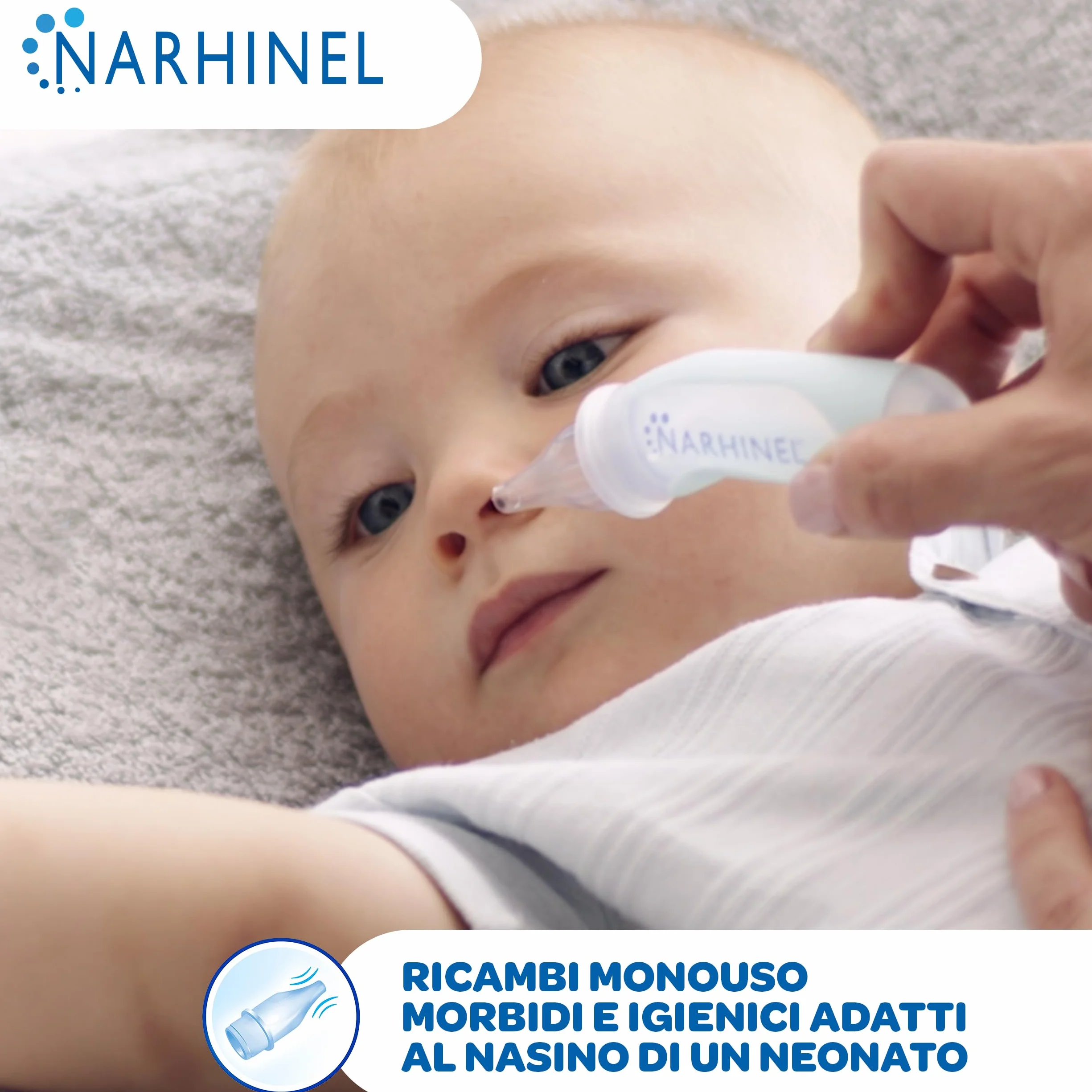 Narhinel Aspirator do nosa 20 Ricambi Azure