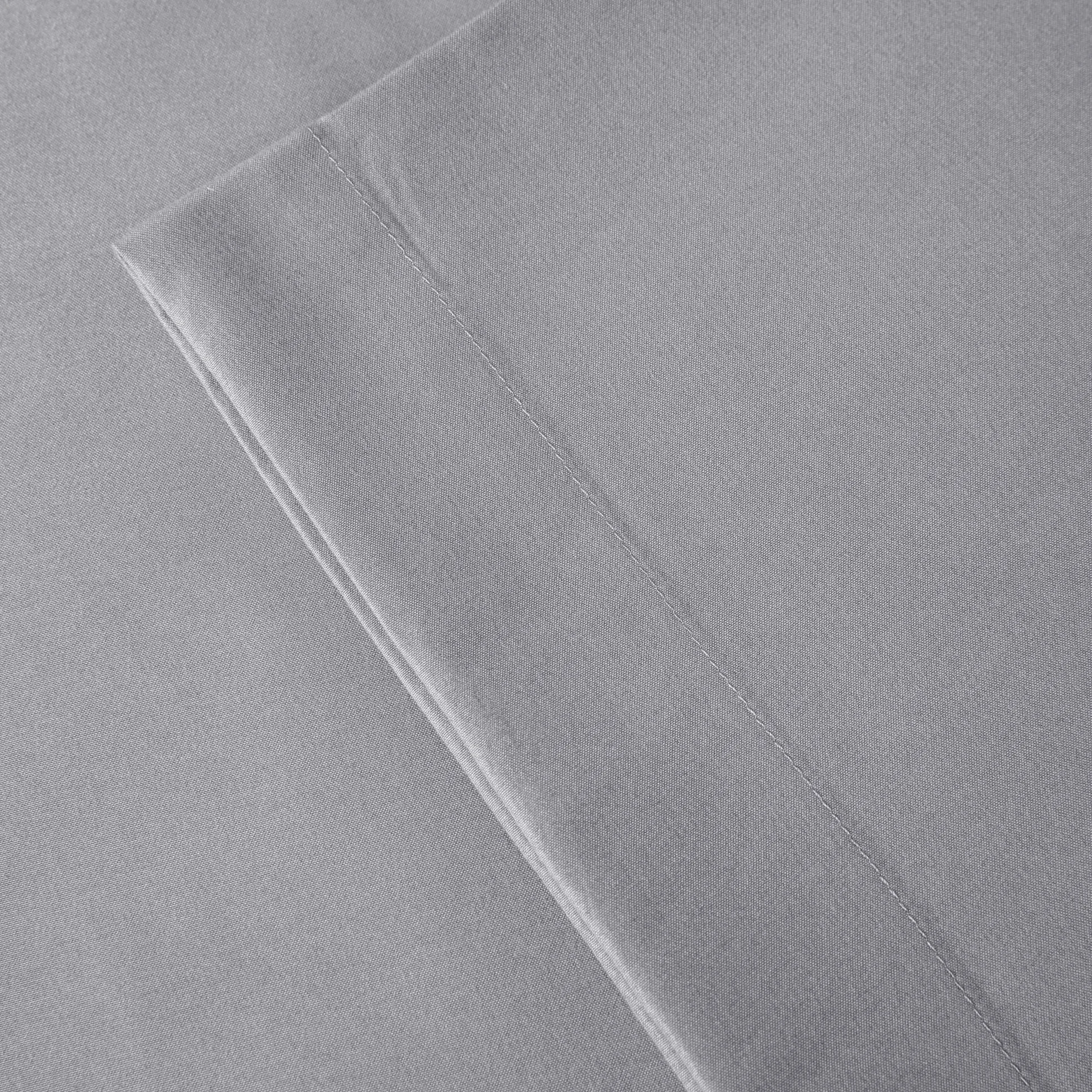1 poszewka na poduszkę 50 x 150 cm, 100% mikrofibra - jasnoszara