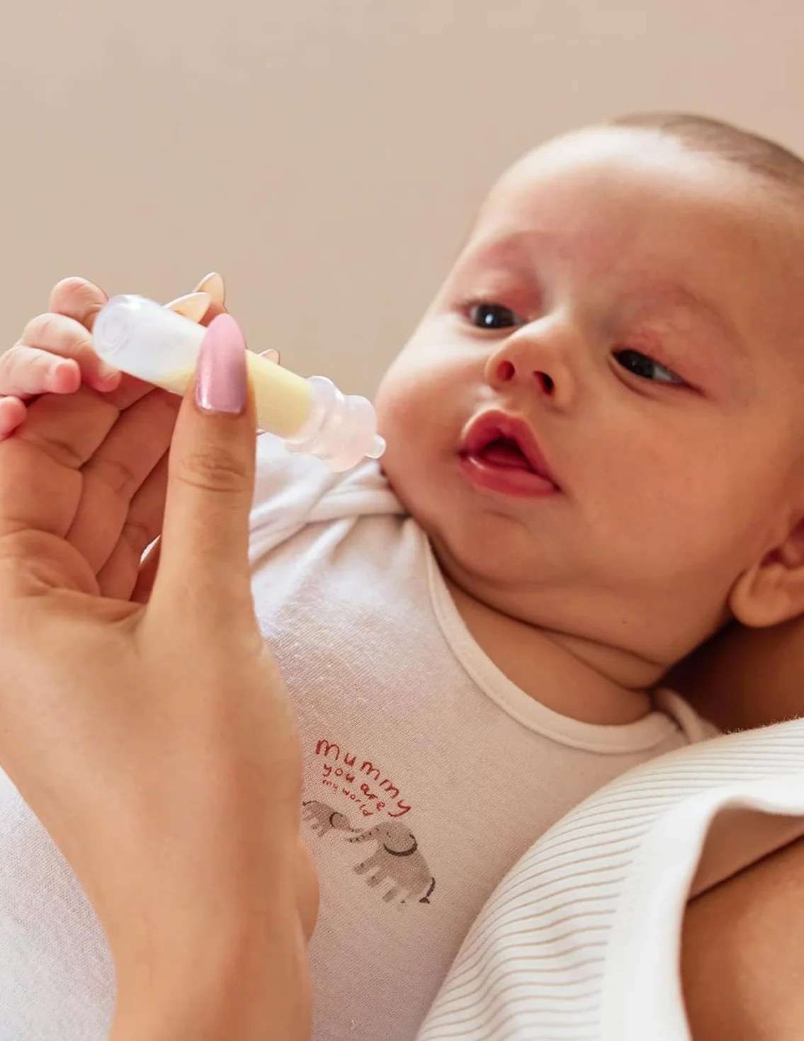 Momcozy Zbieracz Kolostrumu Wielokrotnego Użytku, Przenośny Pojemnik na Kolostrum 5ml 2szt, Wolny od BPA