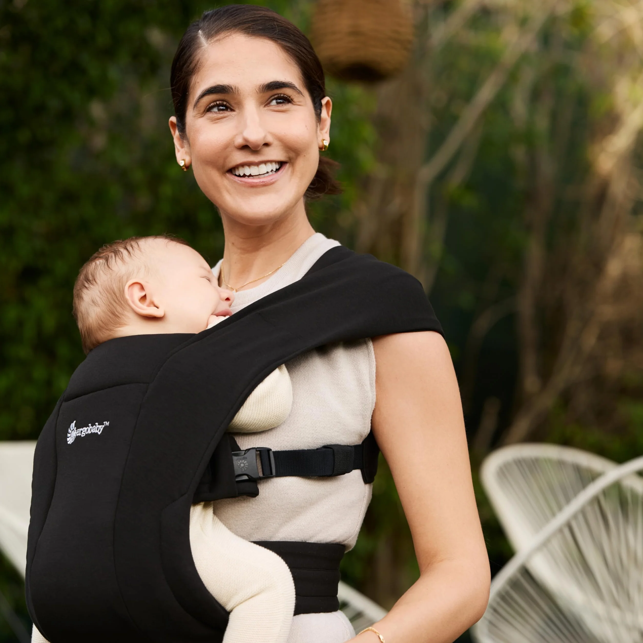 Ergobaby Embrace Ergonomiczne Nosidełko z Pasem Biodrowym, Czarny