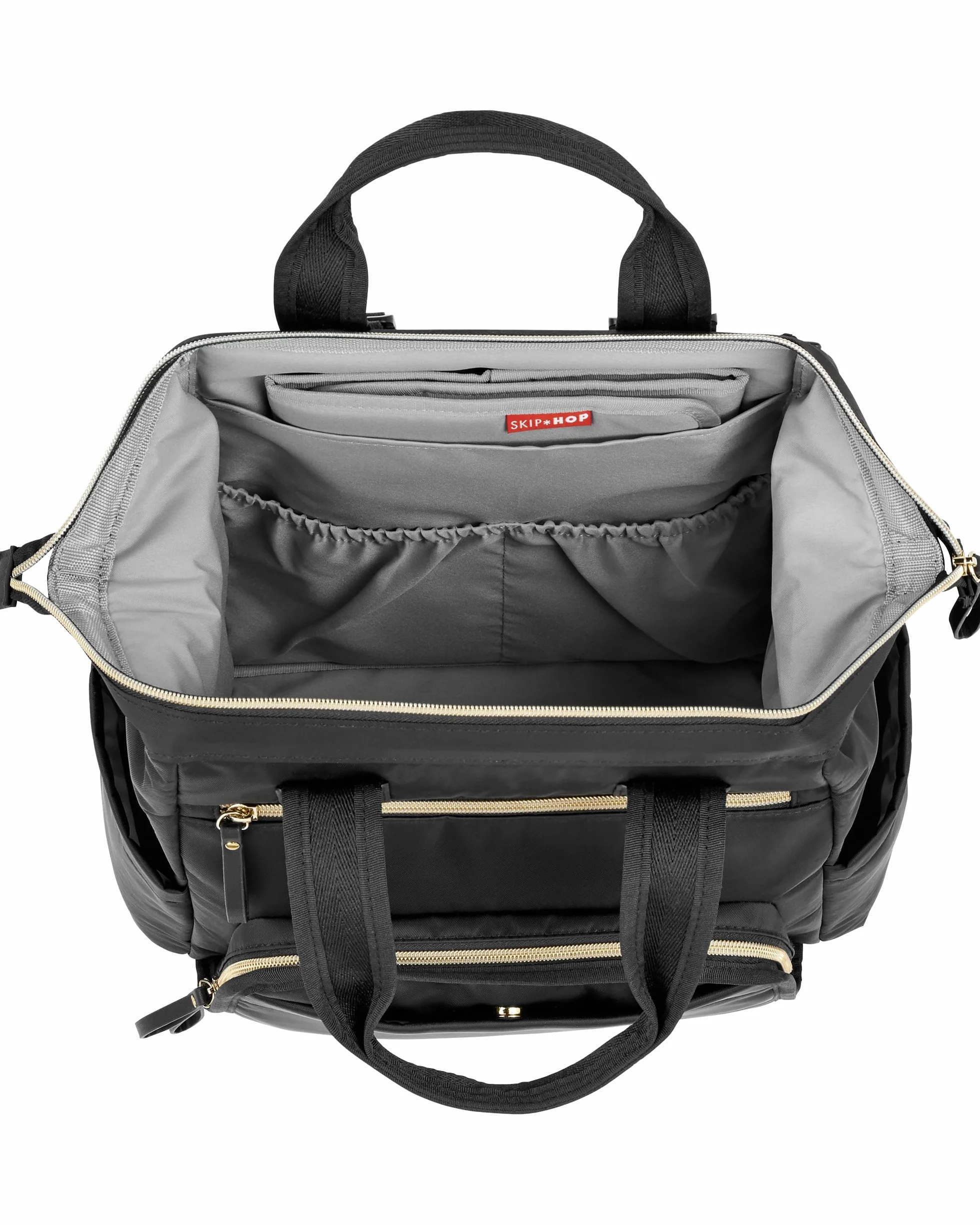 Skip Hop 200150 Main Frame Wide Open Backpack, Black