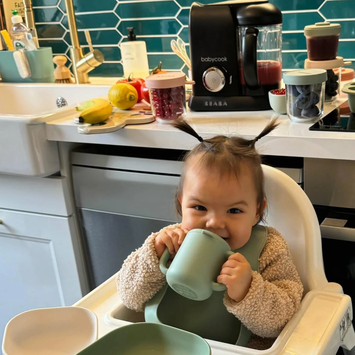 Béaba - Babycook Solo - ekspres do żywności dla niemowląt - 4 w 1: Procesor żywności dla niemowląt, blender i kuchenka - miękki parowiec gotowanie - szybkie - urozmaicenie żywności dla Twojego dziecka