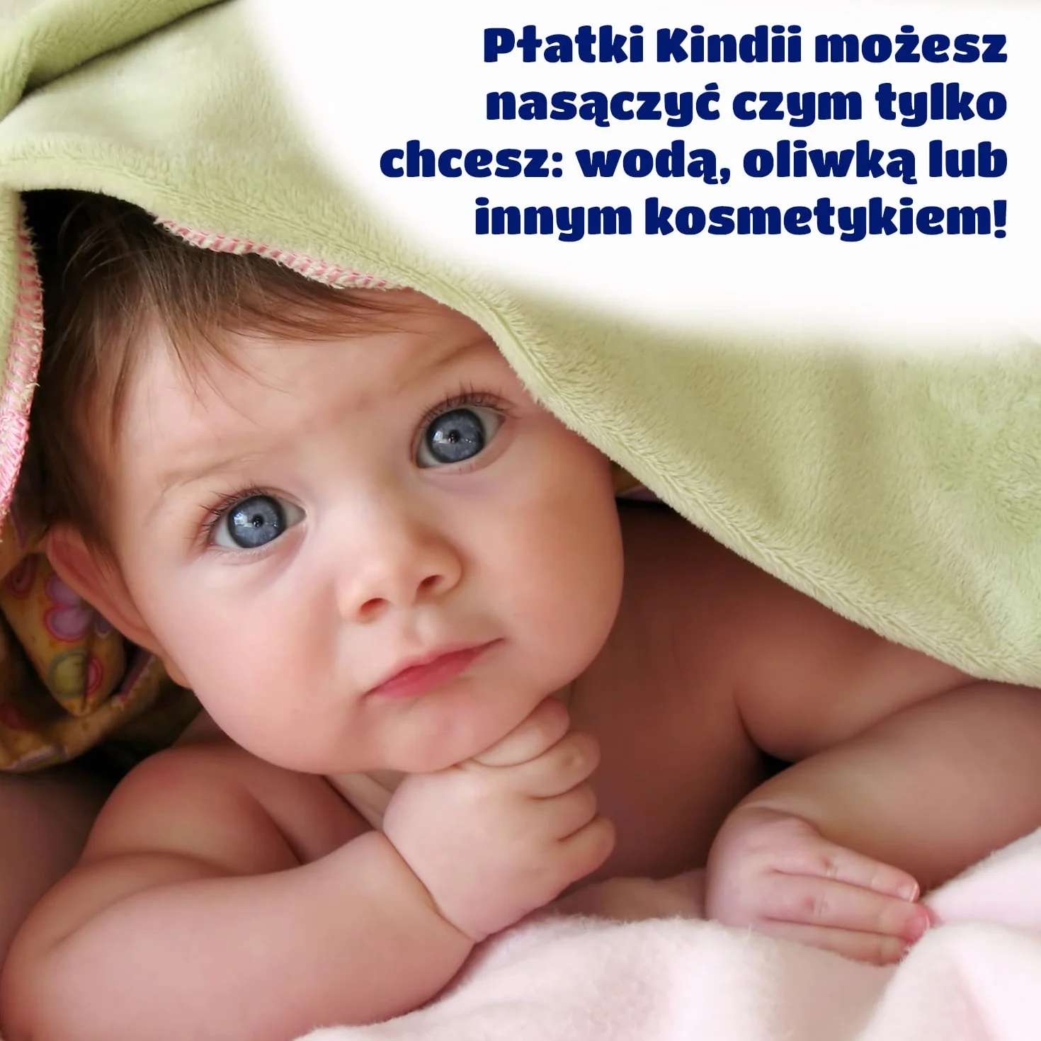 Kindii Pure Baby Pads – 100% bawełna – duże kwadratowe podkładki do skóry wrażliwej – zastępują wilgotne chusteczki – miękkie – miękkie krawędzie – nie strzępią się – 20 x 60 sztuk.