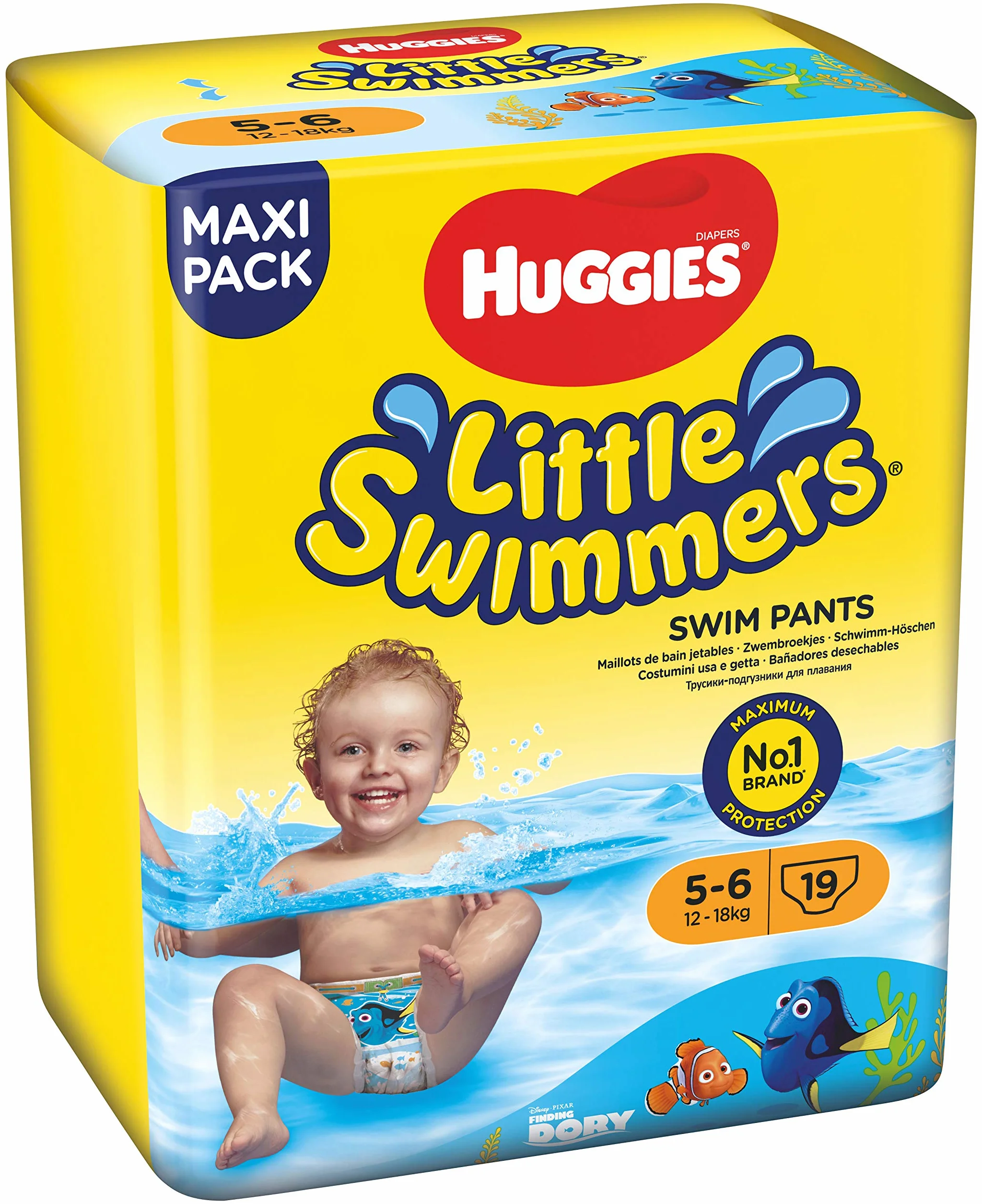Huggies Little Swimmers Pieluchy do Pływania Rozmiar 5-6